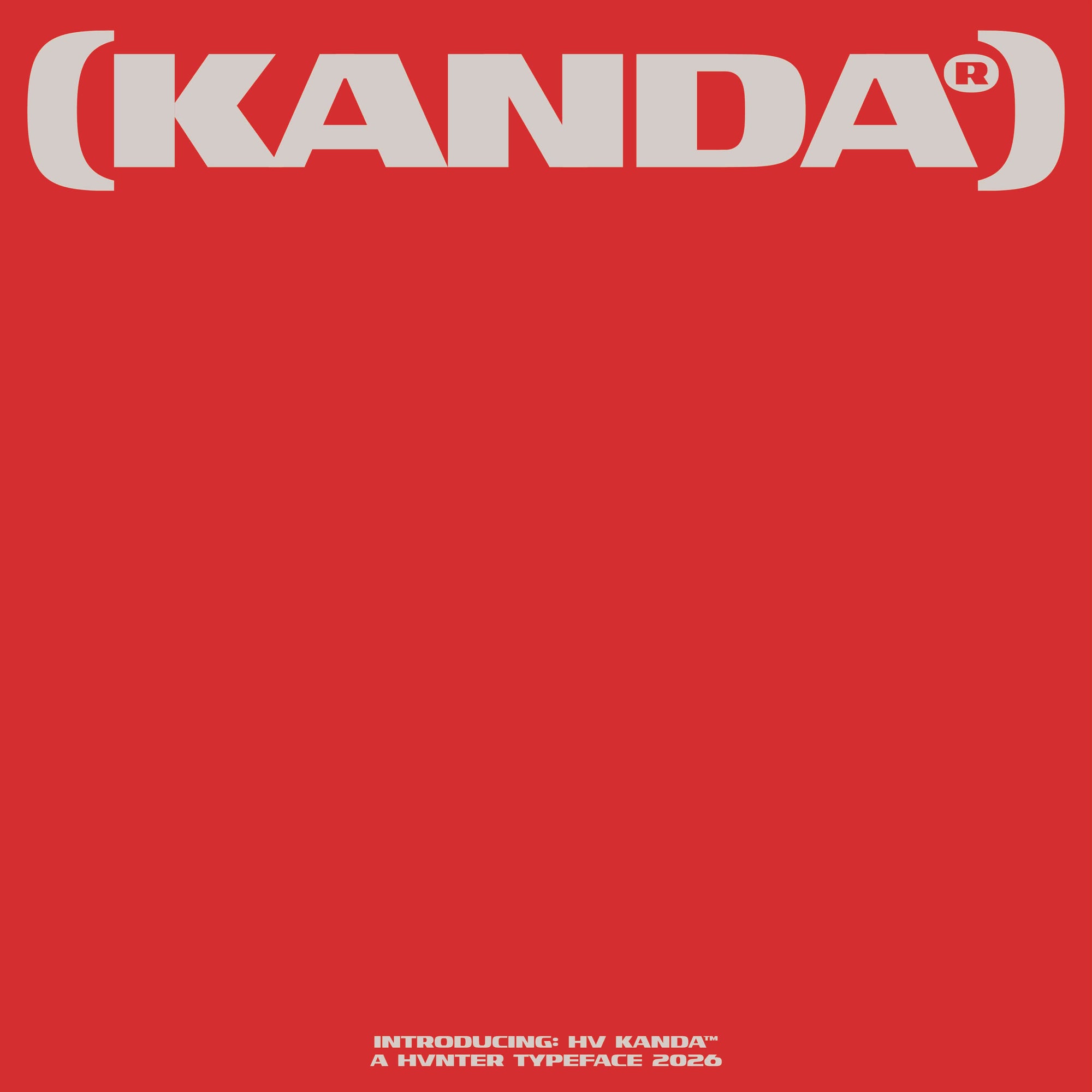 HV Kanda Typeface hvnter