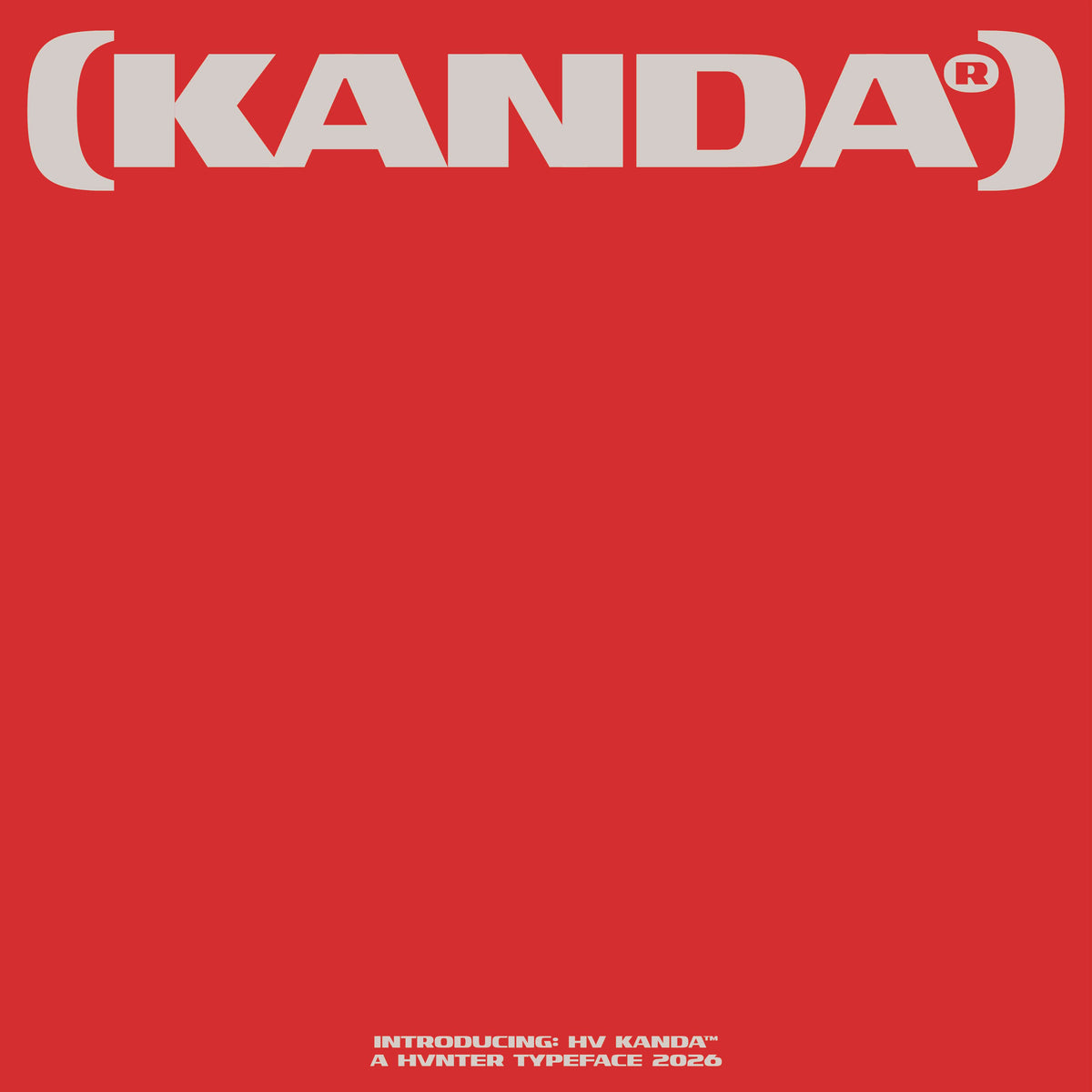 HV Kanda Typeface hvnter