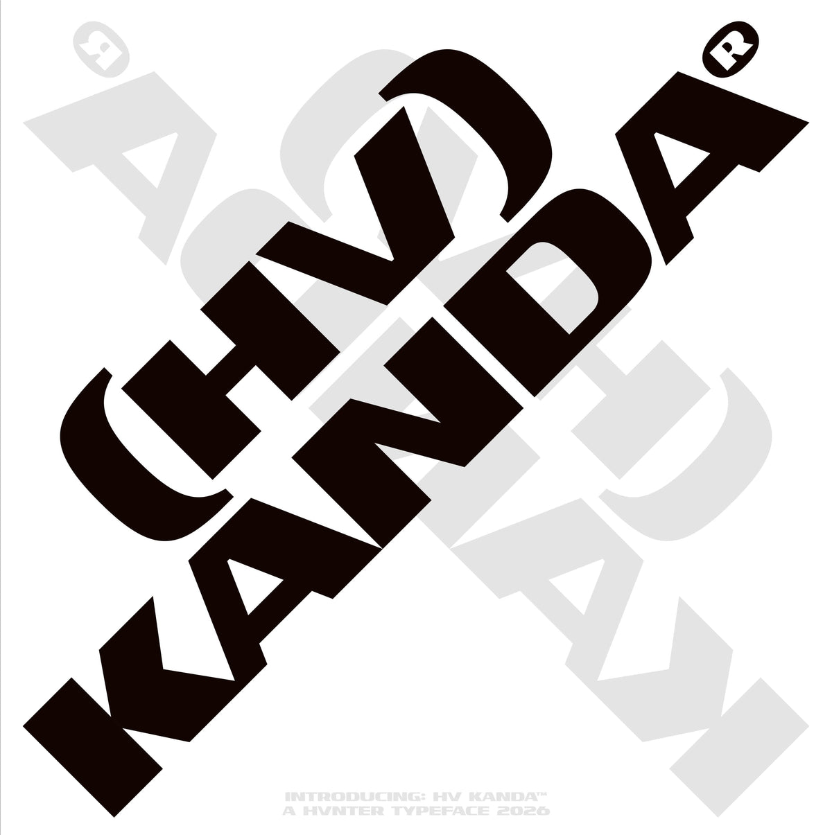 HV Kanda Typeface hvnter