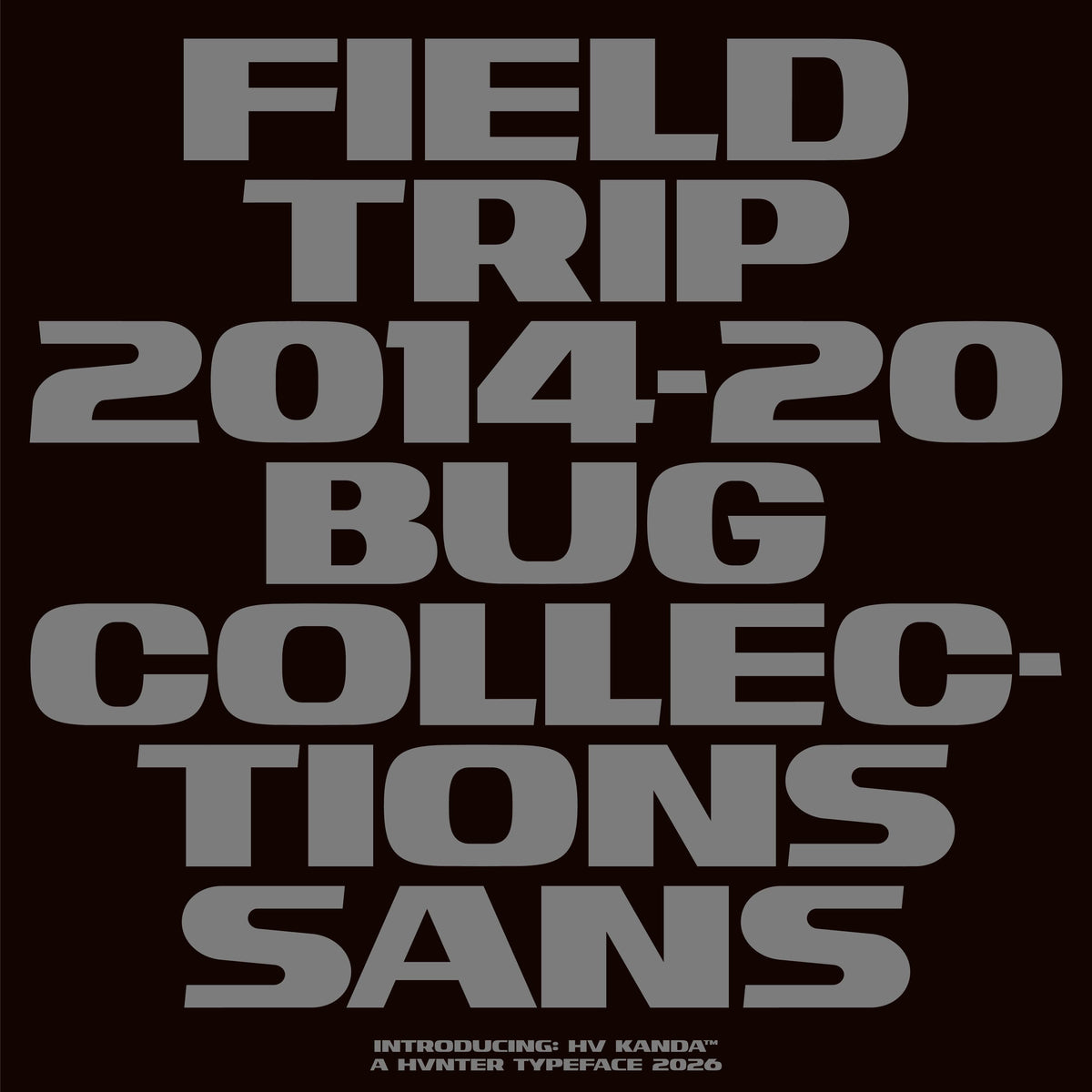 HV Kanda Typeface hvnter