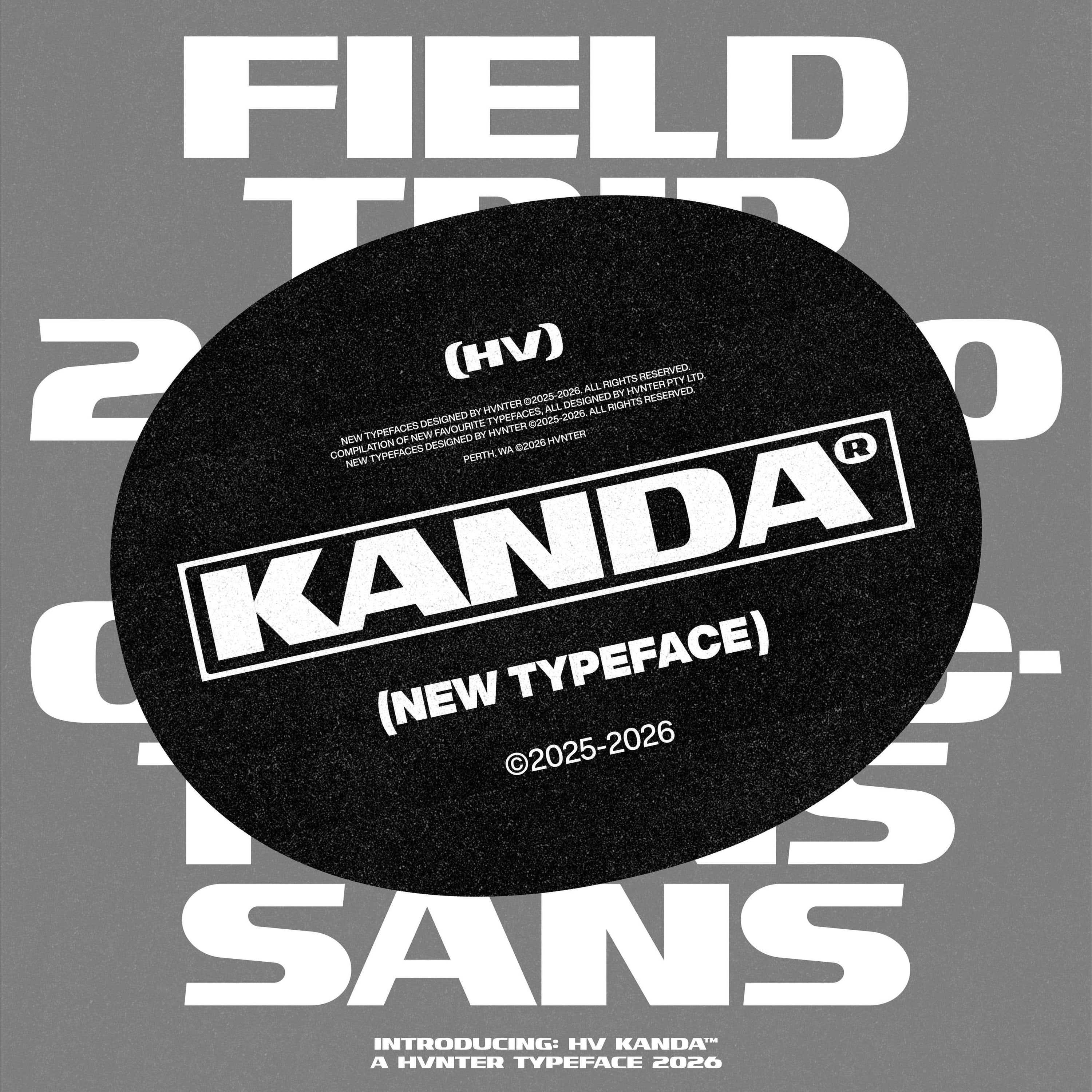 HV Kanda Typeface hvnter