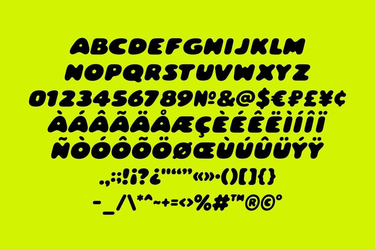 SNKRZ Chunky Streetwear Font hvnter