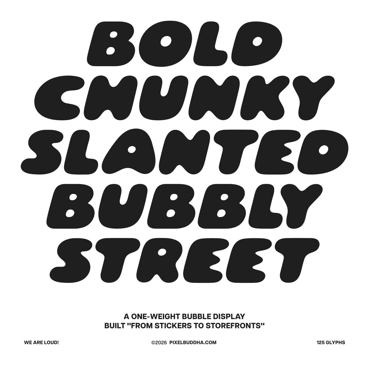 SNKRZ Chunky Streetwear Font hvnter