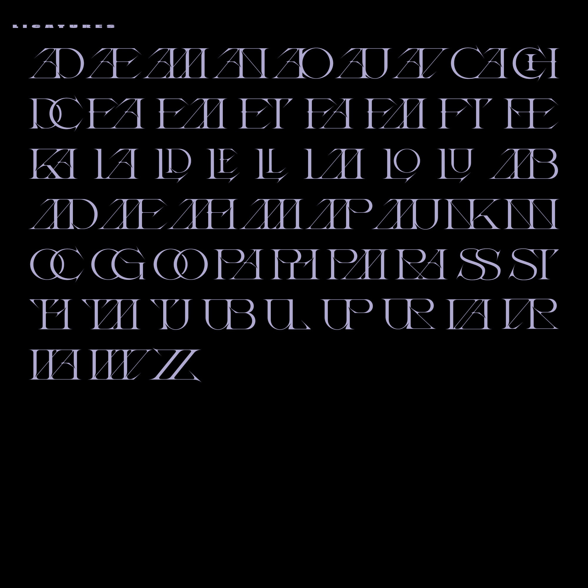Dælort Typeface Jules Bigot