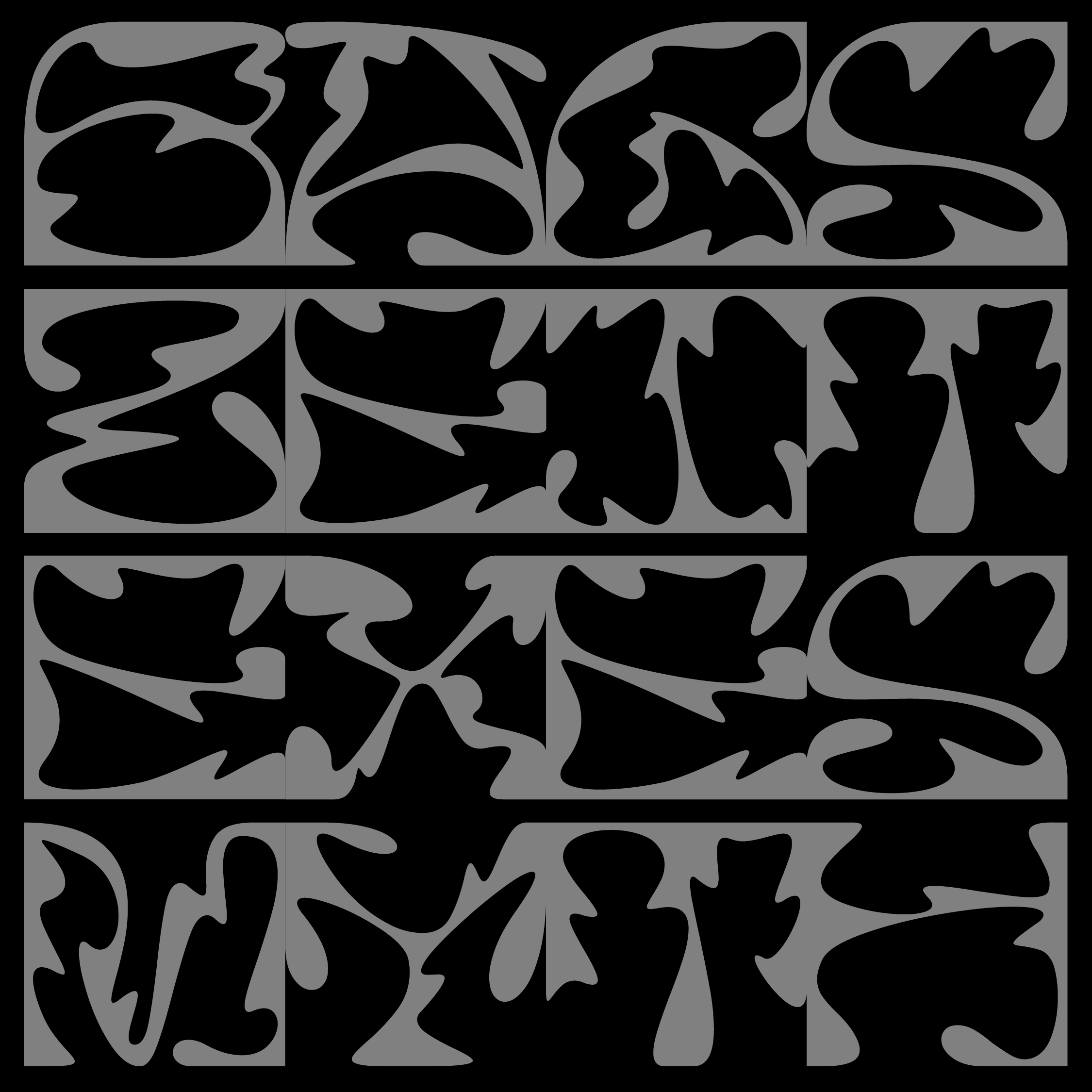 Bezier Typeface Lena Weber