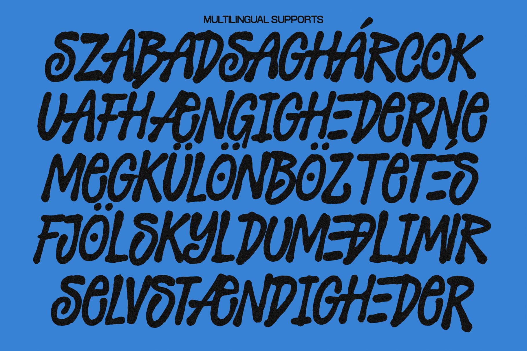 Bodark Typeface The Native Saint Club