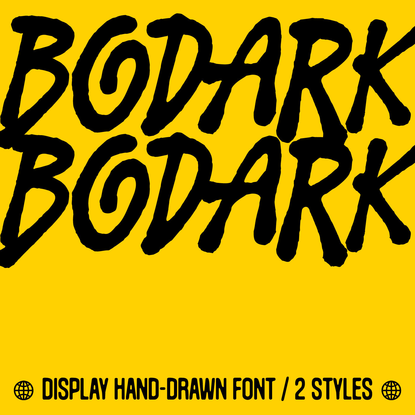 Bodark Typeface The Native Saint Club
