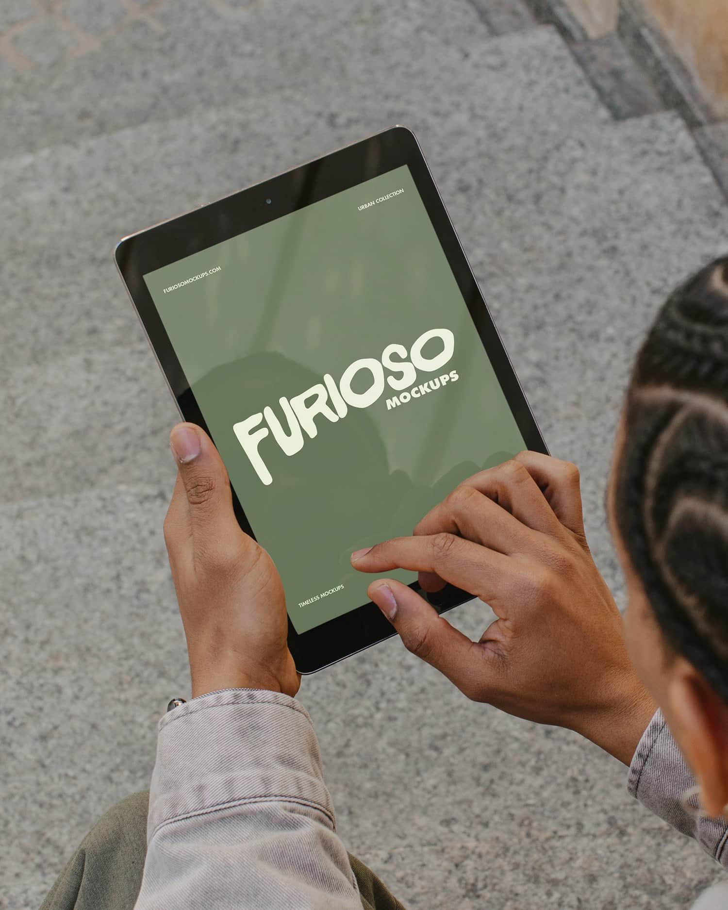 iPad Mockup 03UC Furioso Mockups