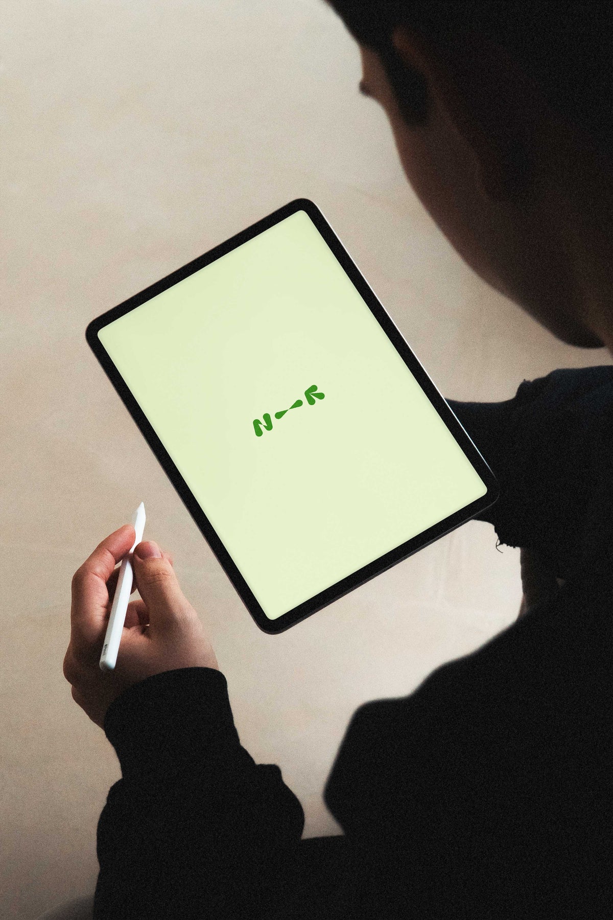 Casual Handheld iPad Pro Mockup • LUX 016 New—Renew
