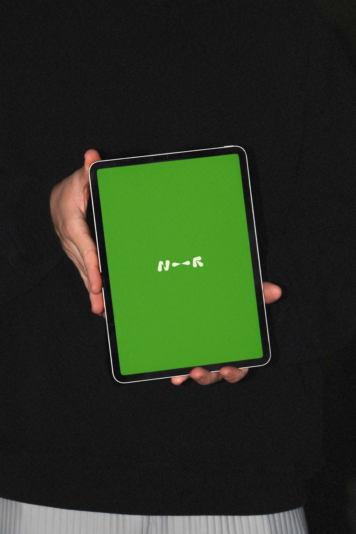 Clean Handheld iPad Pro Mockup • LUX 020 New—Renew