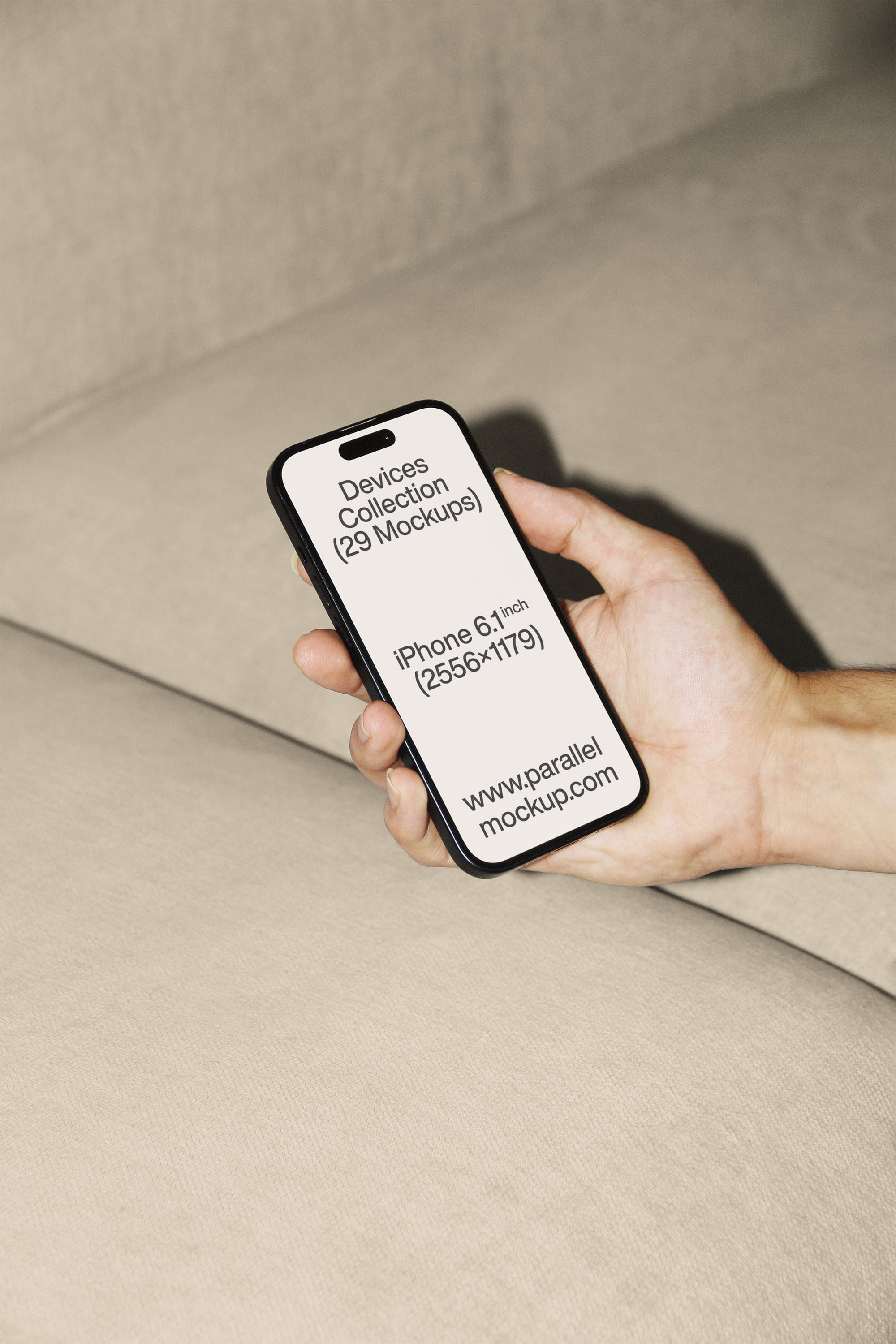 iPhone Mockup DE-A-01 Parallel Mockup