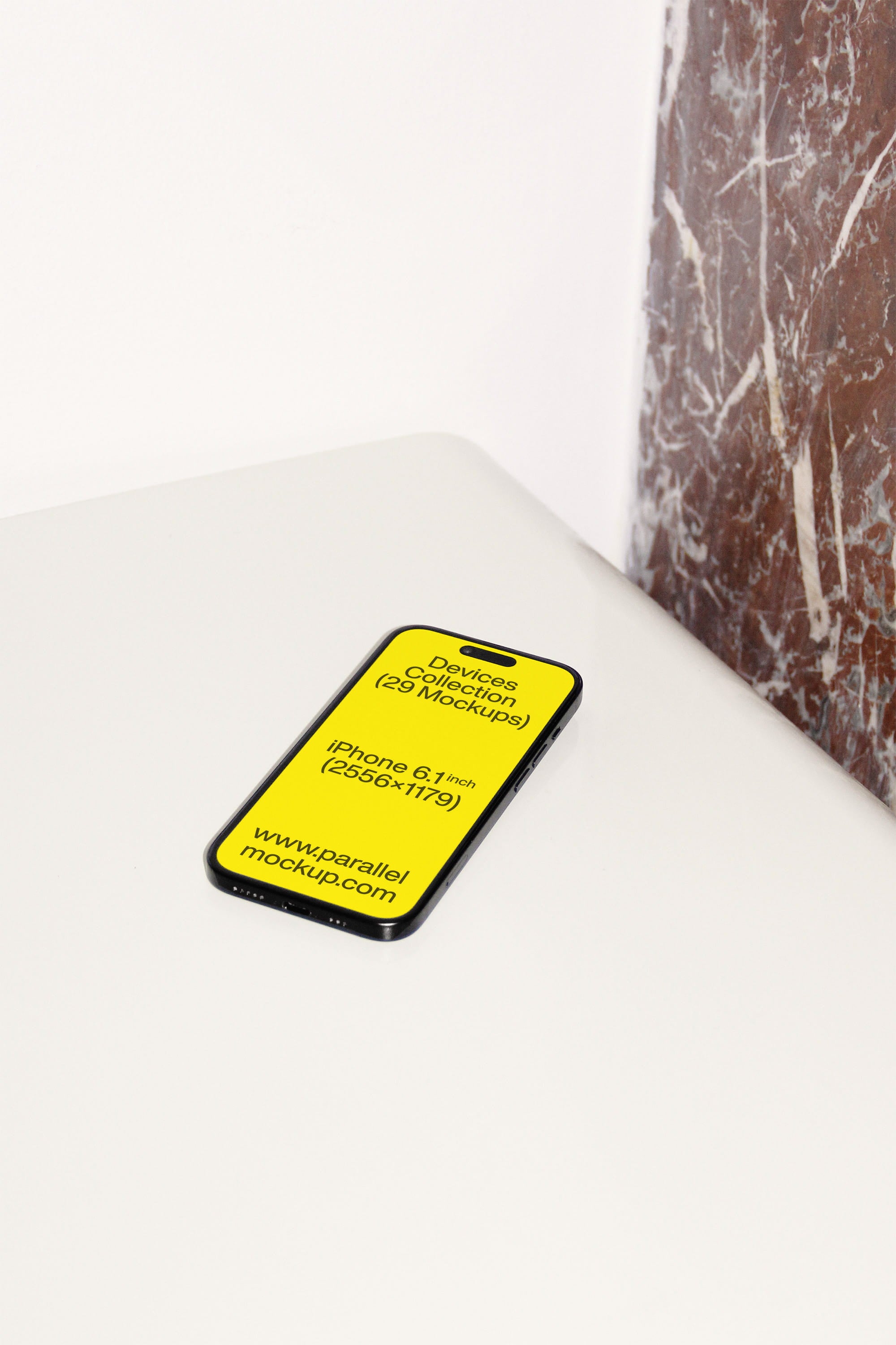 iPhone Mockup DE-A-17 Parallel Mockup