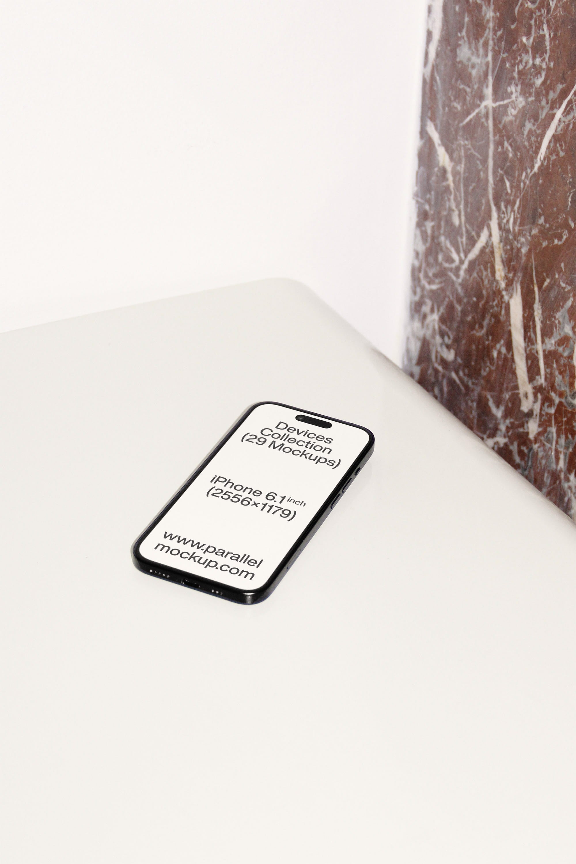 iPhone Mockup DE-A-17 Parallel Mockup