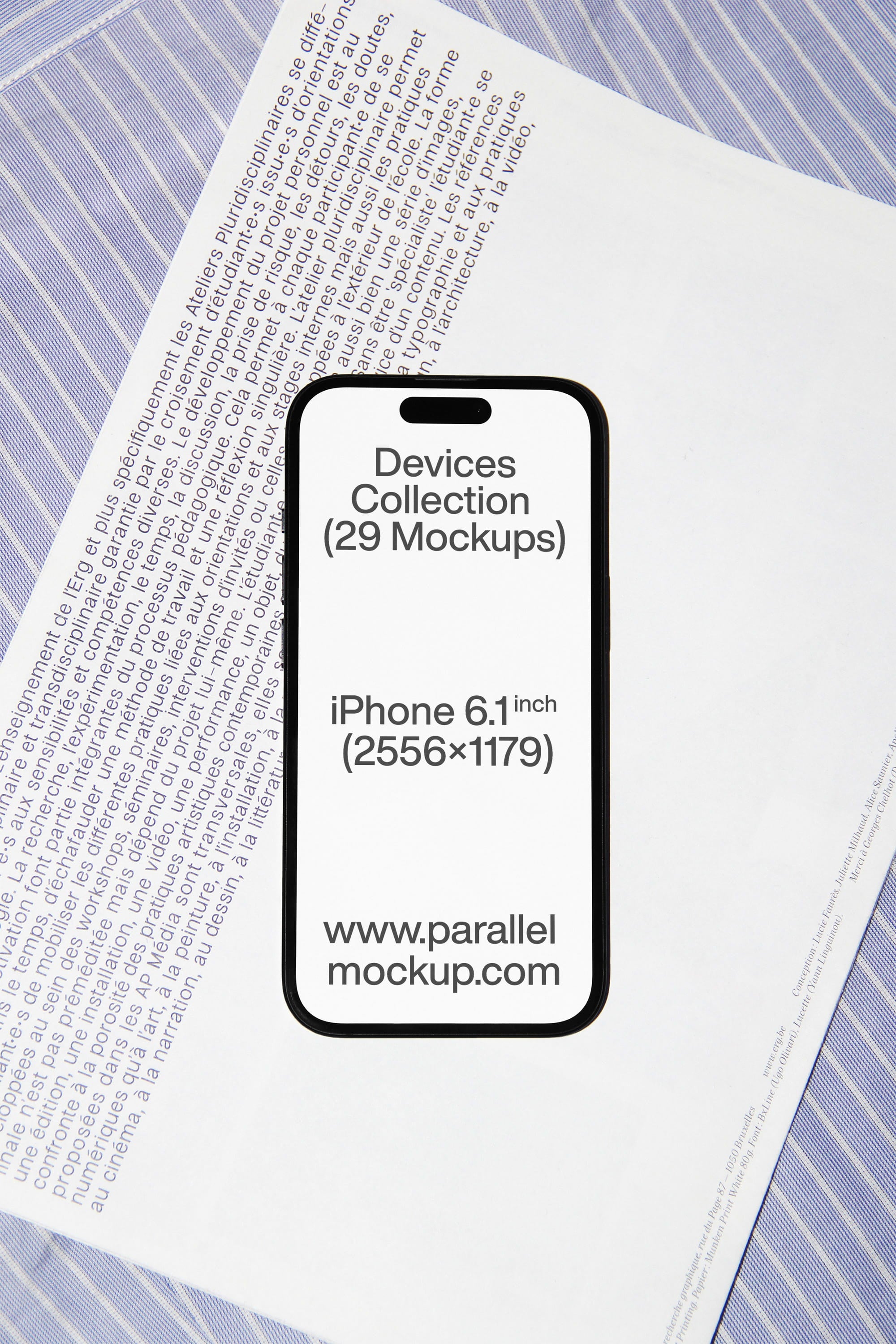 iPhone Mockup DE-A-29 Parallel Mockup