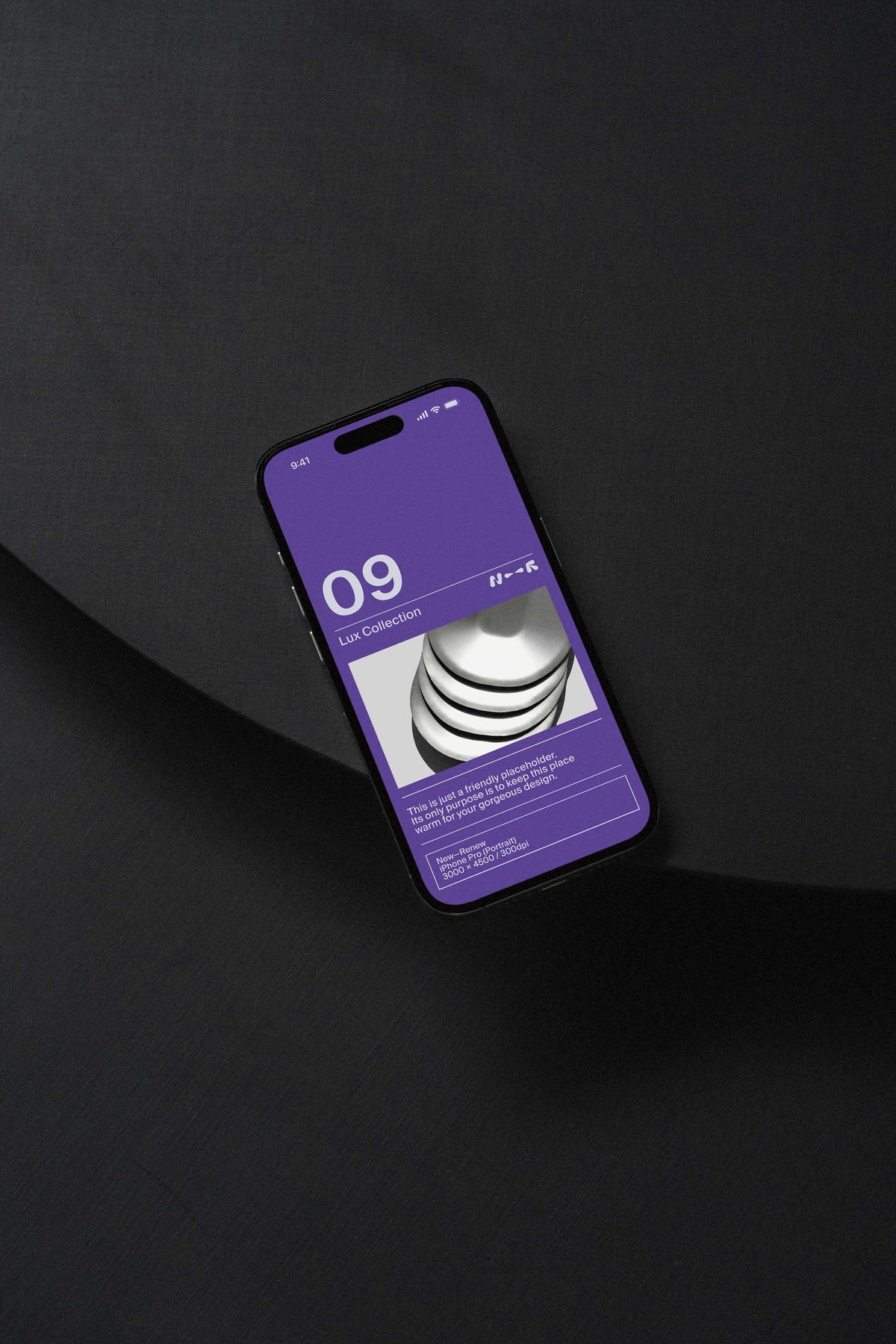Stained Wood iPhone Pro Mockup • LUX 009 New—Renew