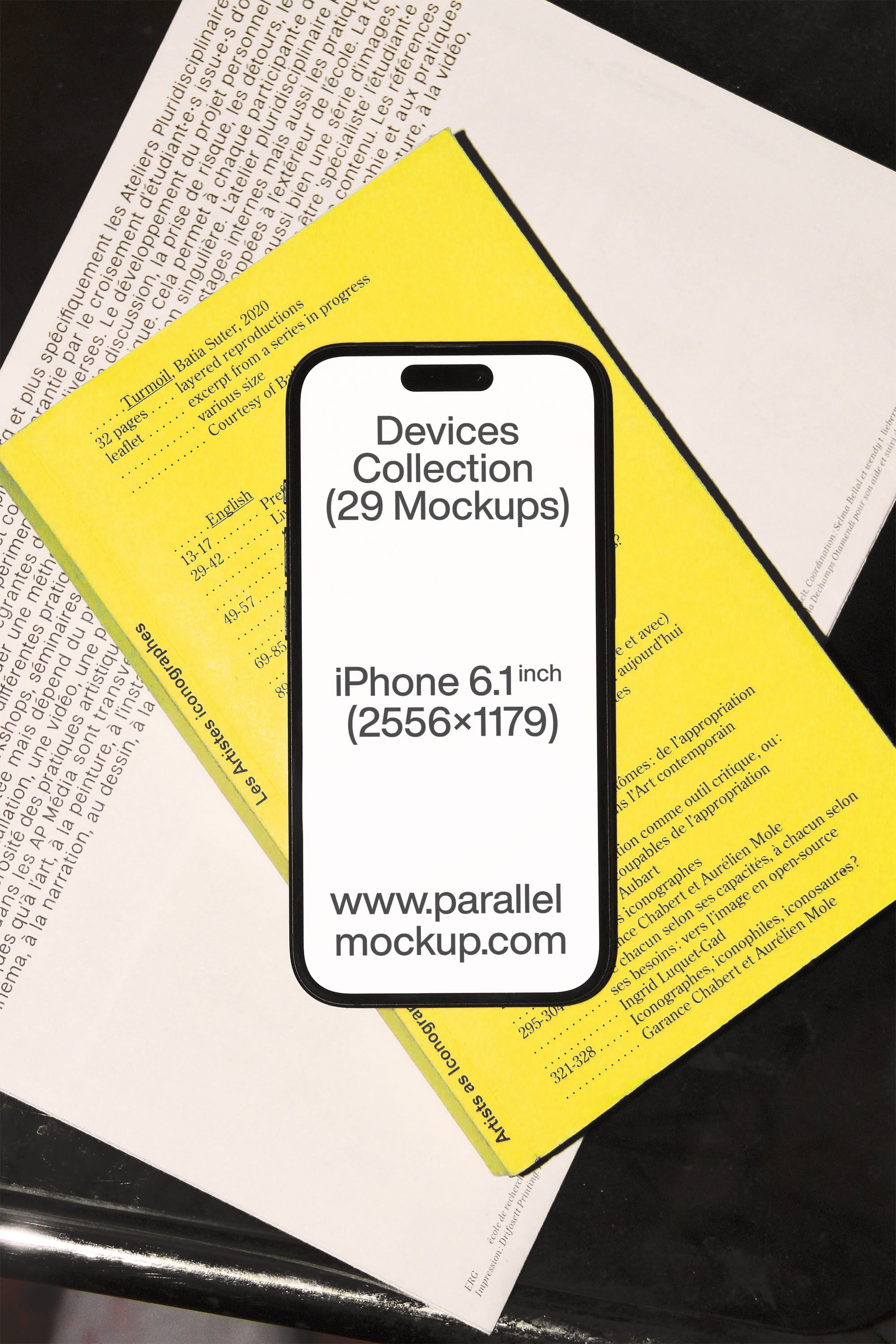 iPhone Mockup DE-A-25 Parallel Mockup