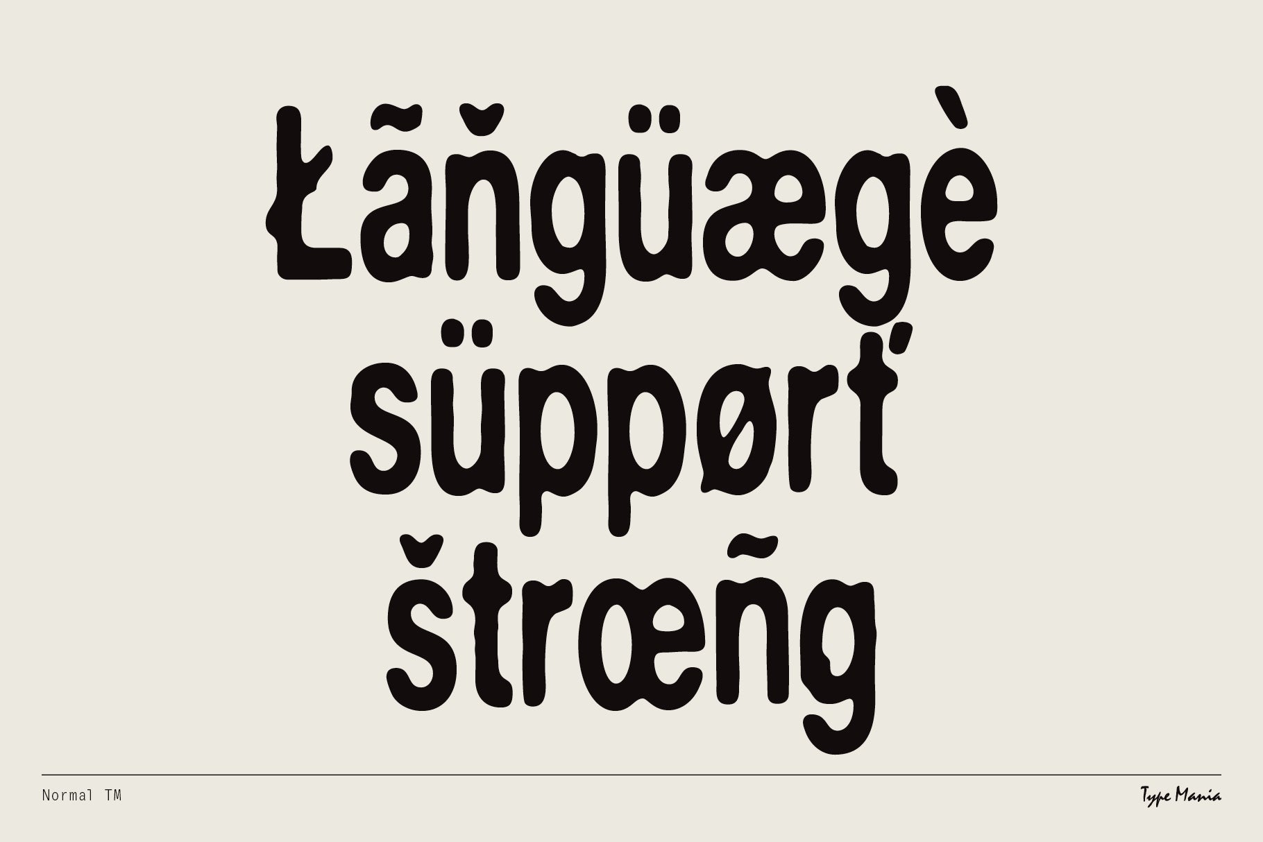 Normal TM Type Mania