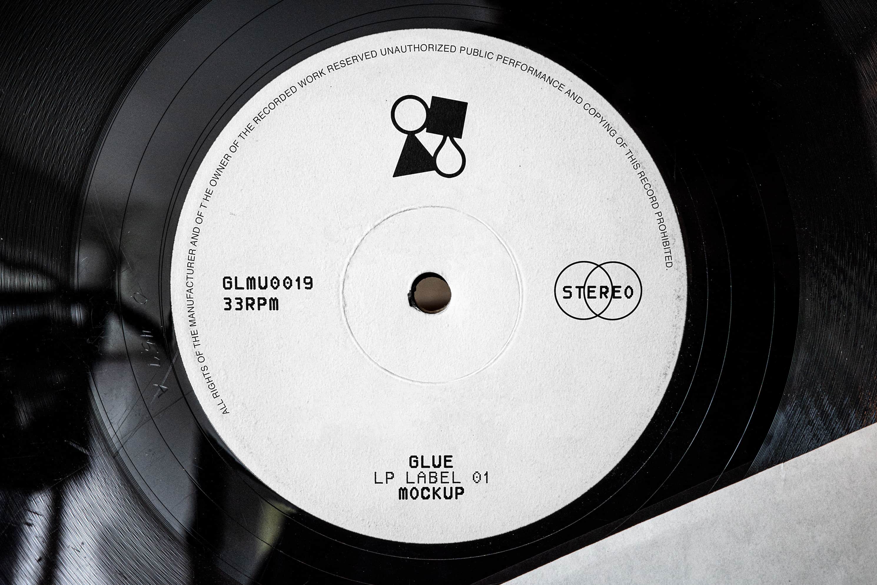 LP Label 01 Mockup Glue Lab