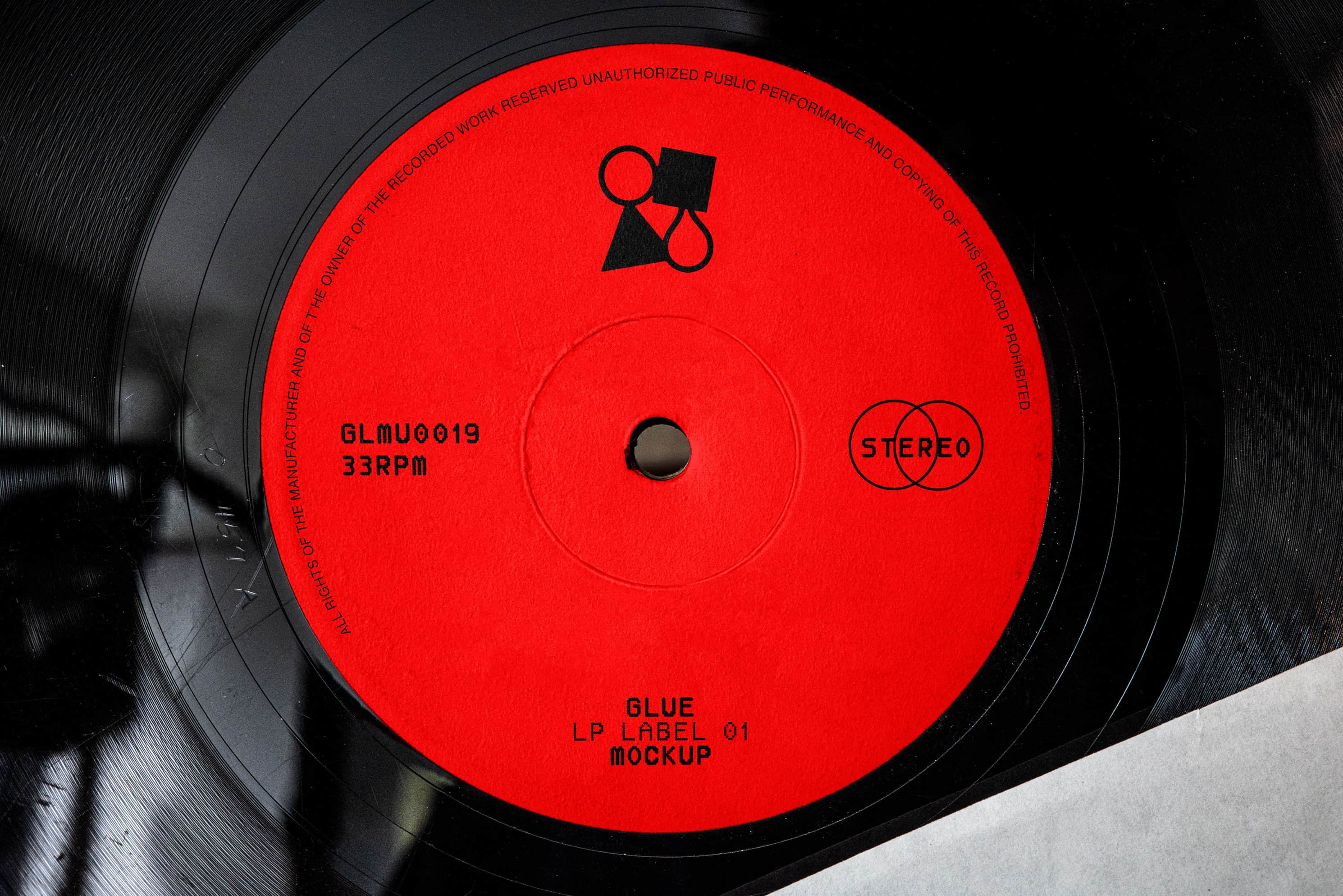 LP Label 01 Mockup Glue Lab