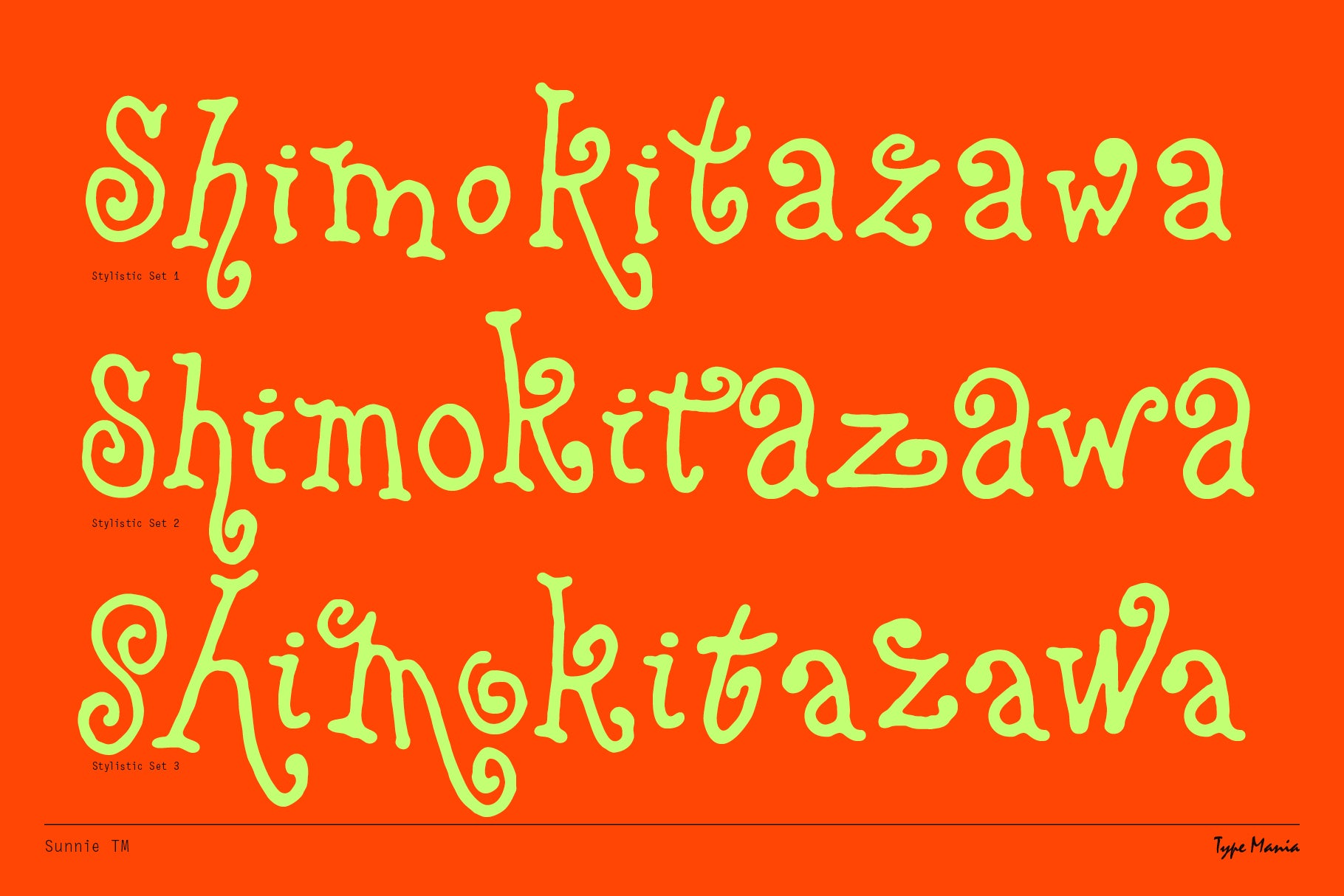 Sunnie TM Type Mania