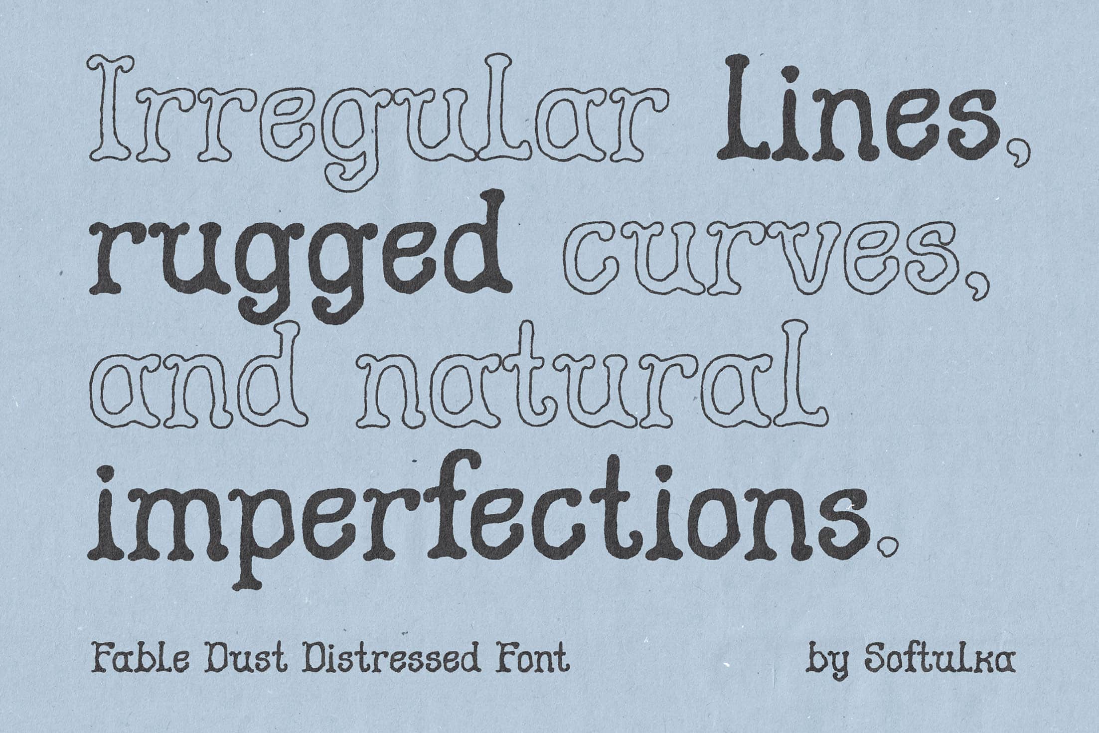 Fable Dust Typeface Softulka
