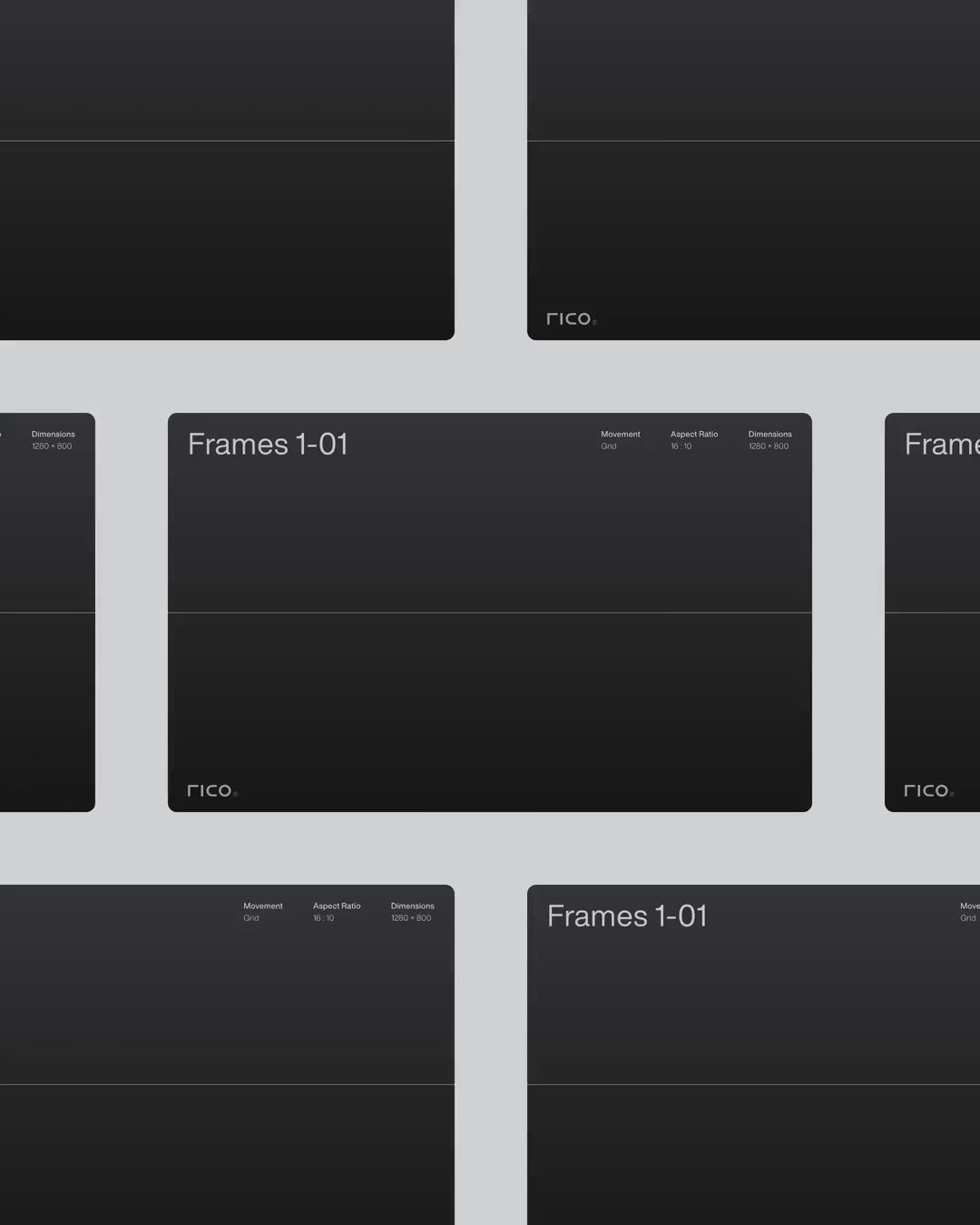 Frames 01-1 - Jitter Template Rico® Supply