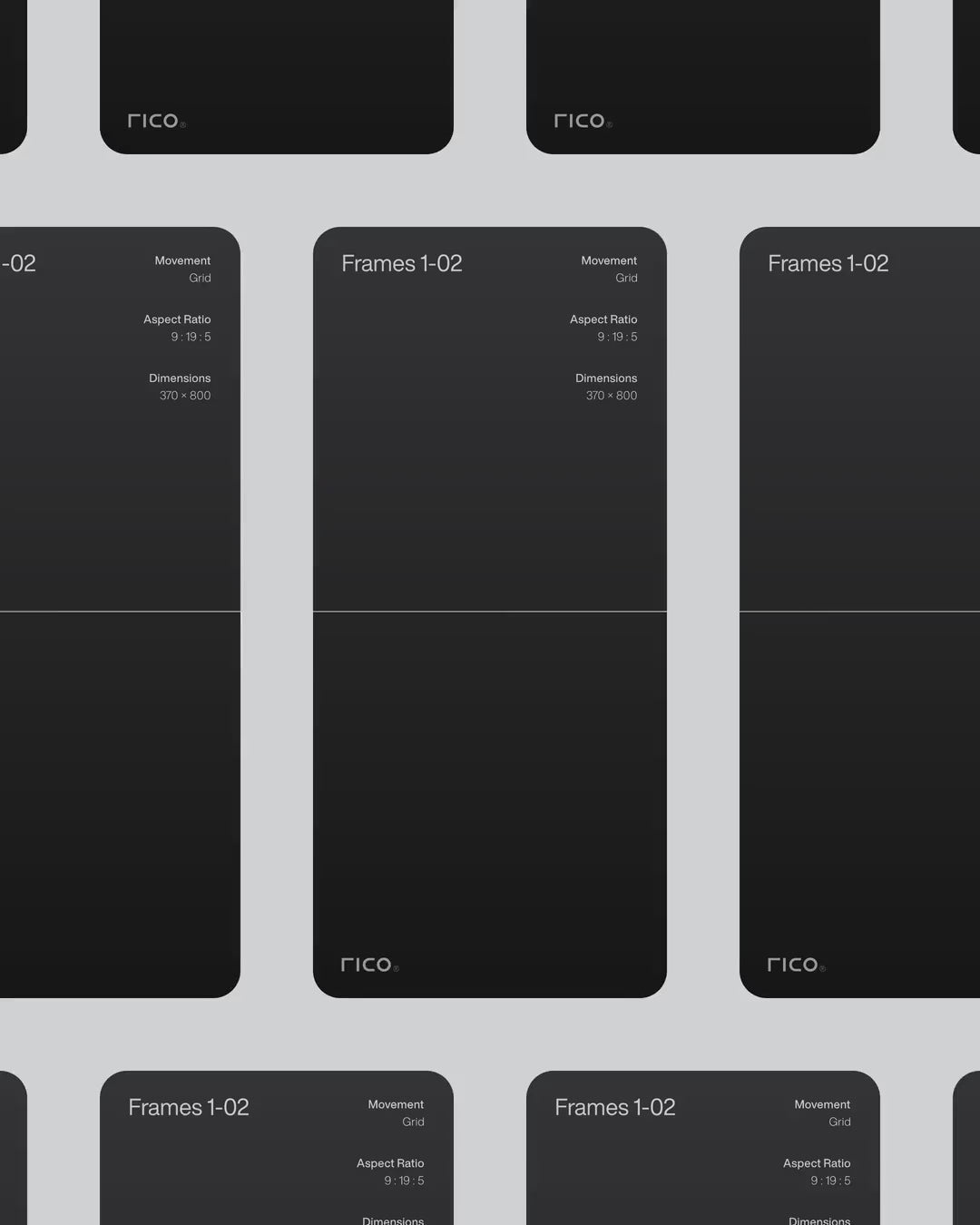Frames 01-2 - Jitter Template Rico® Supply