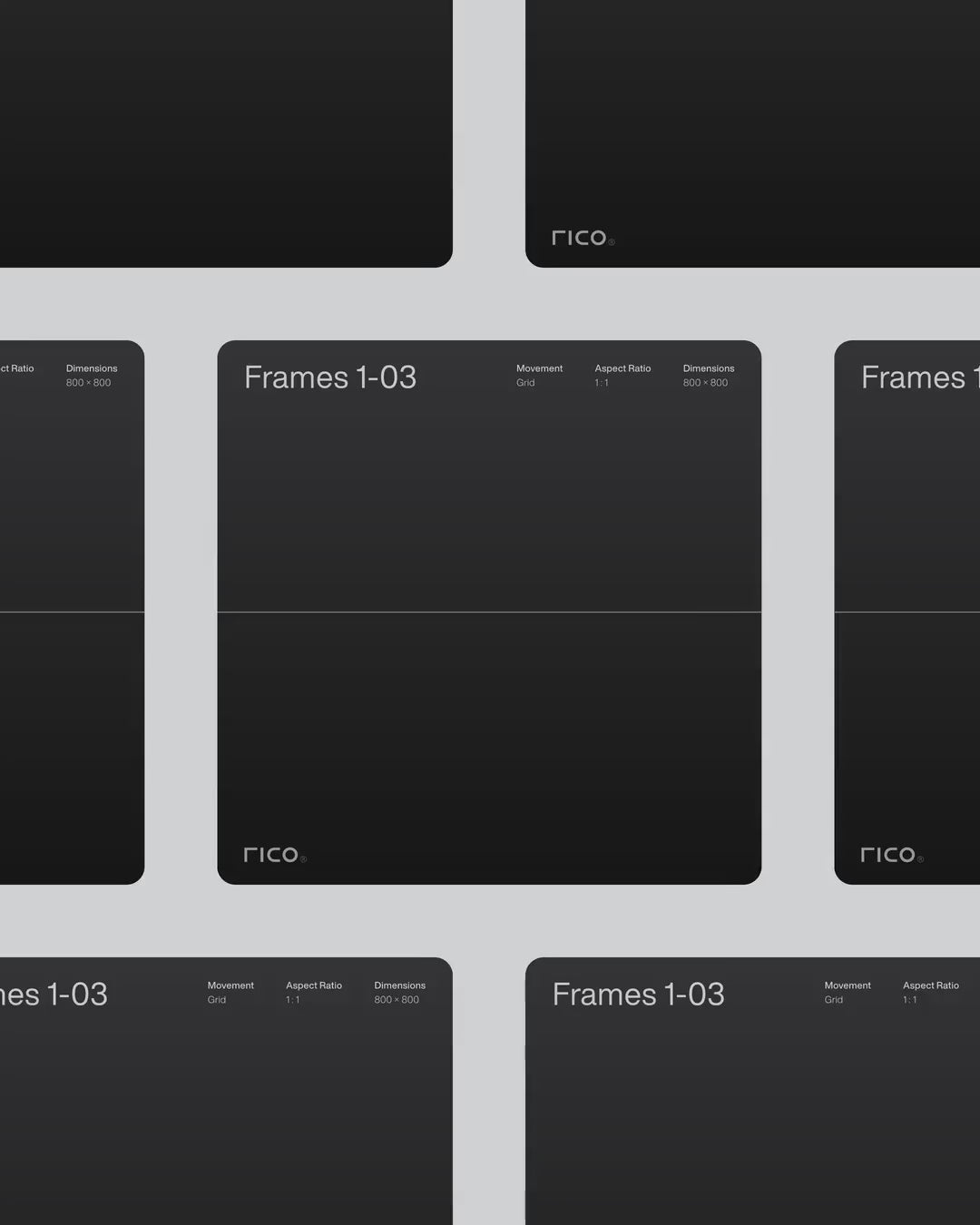 Frames 01-3 - Jitter Template Rico® Supply
