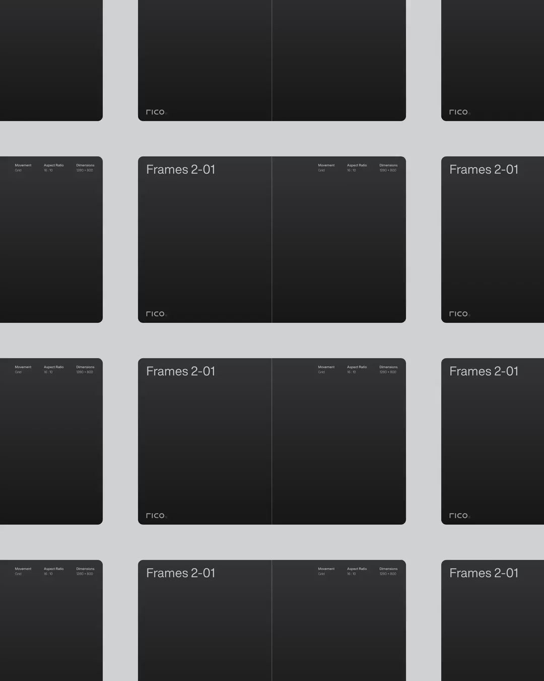 Frames 02-1 - Jitter Template Rico® Supply