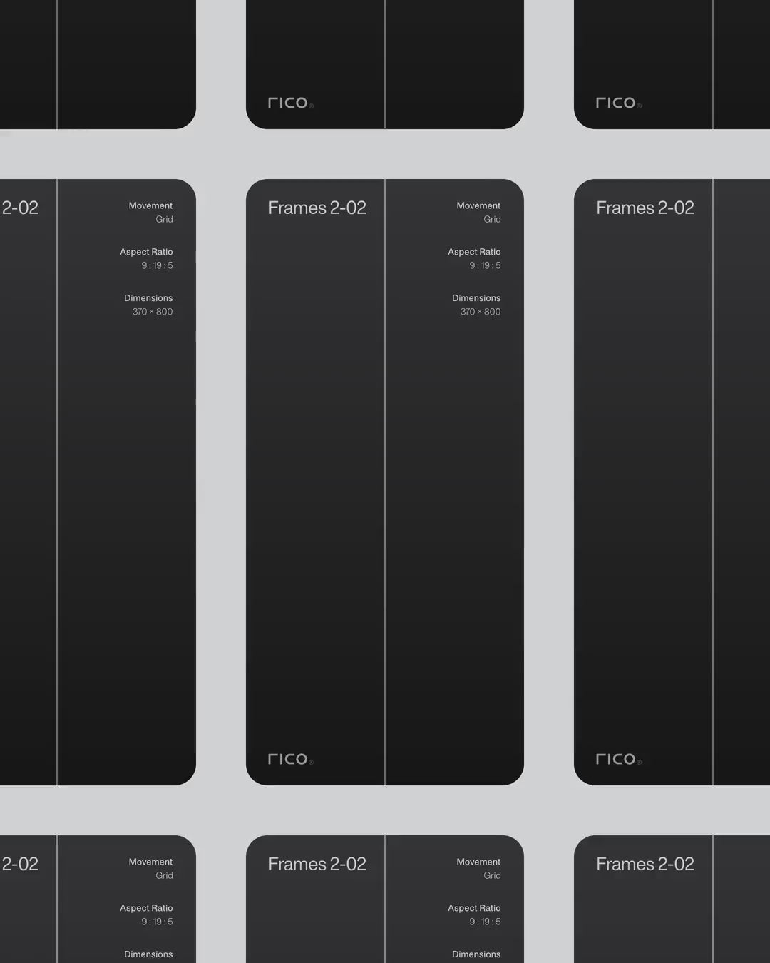 Frames 02-2 - Jitter Template Rico® Supply