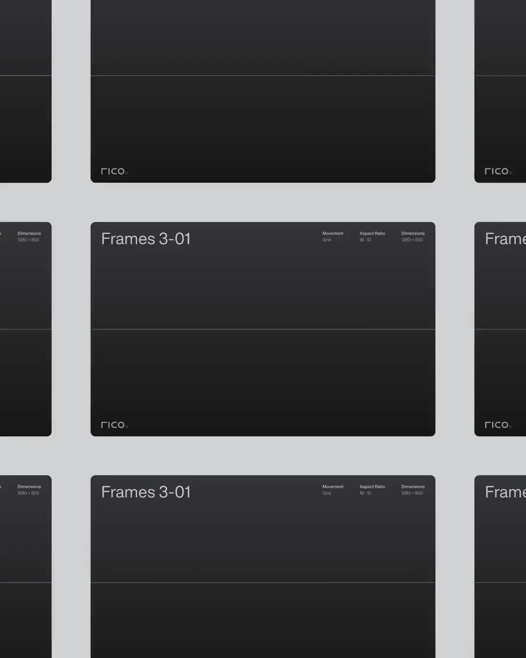 Frames 03-1 - Jitter Template Rico® Supply