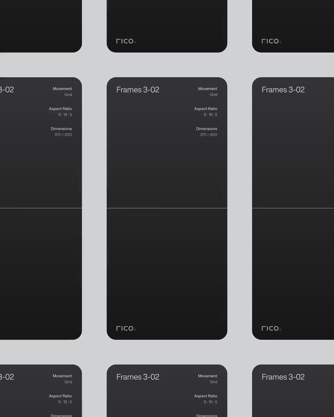 Frames 03-2 - Jitter Template Rico® Supply
