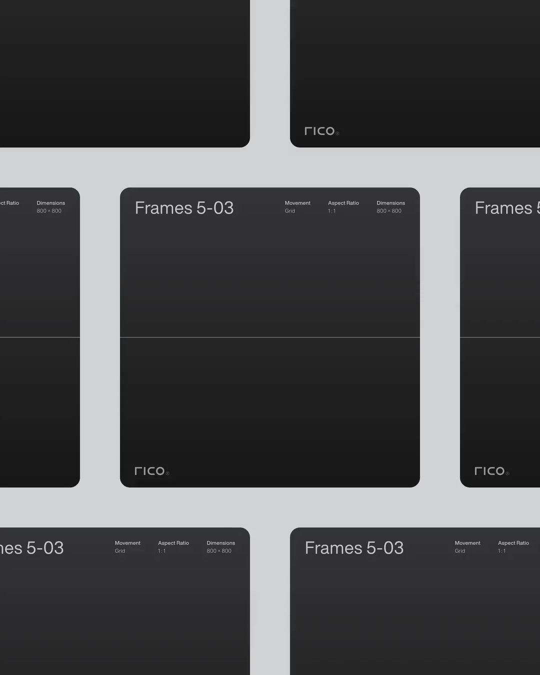 Frames 05-3 - Jitter Template Rico® Supply