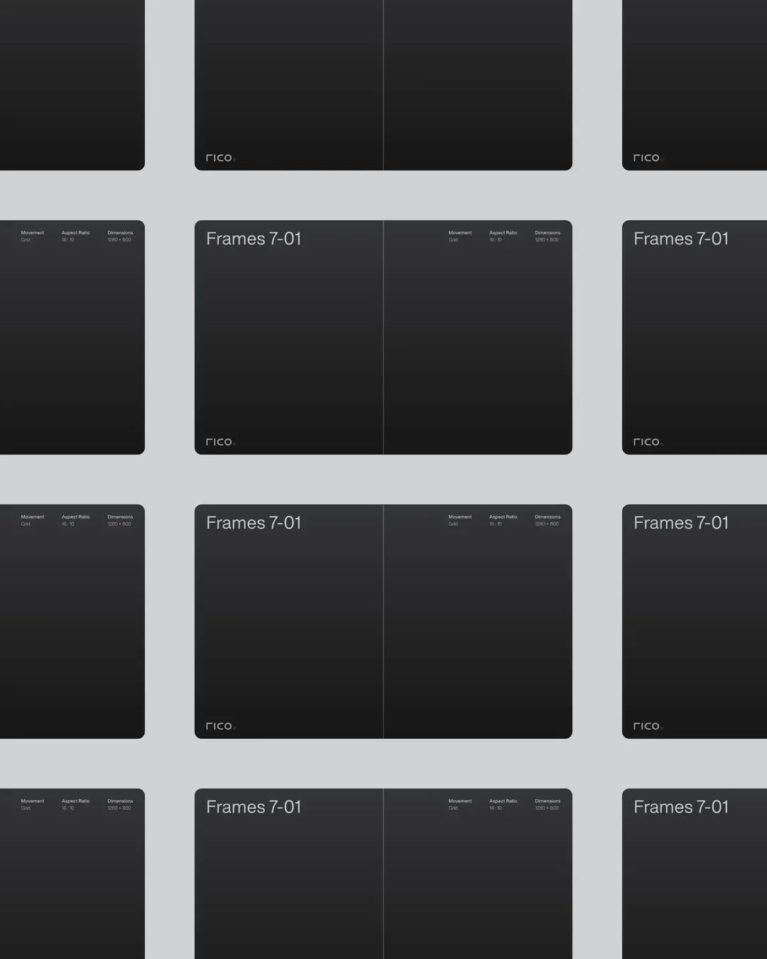 Frames 07-1 - Jitter Template Rico® Supply