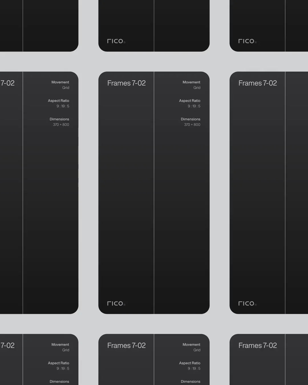 Frames 07-2 - Jitter Template Rico® Supply