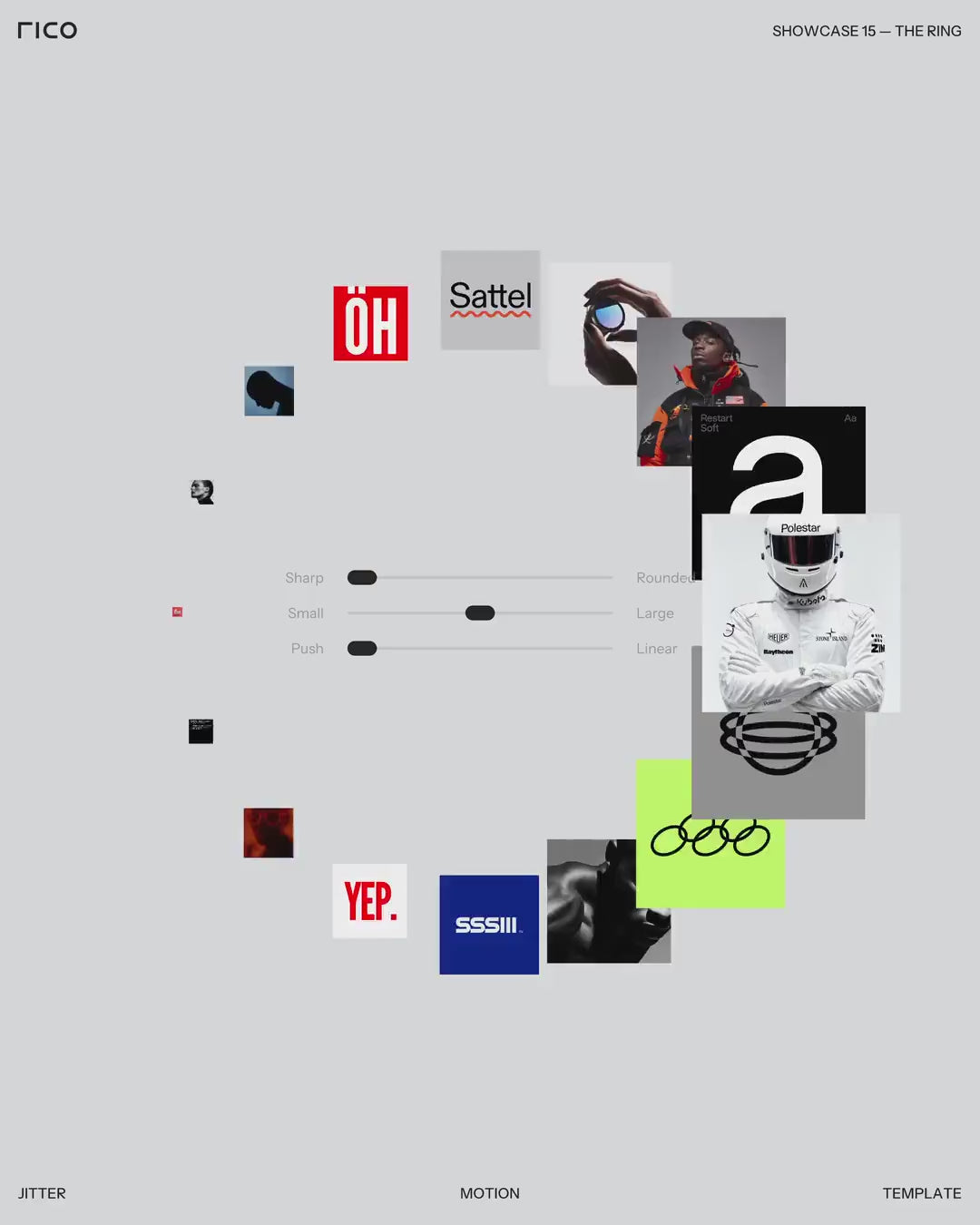 Showcase 15 - The Ring - Jitter Template Rico® Supply