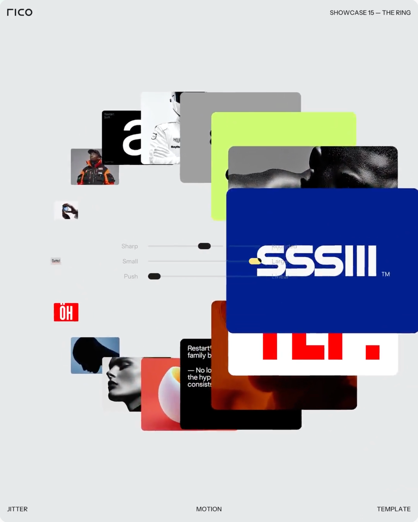 Showcase Collection 04 (×4 Jitter Templates) Rico® Supply