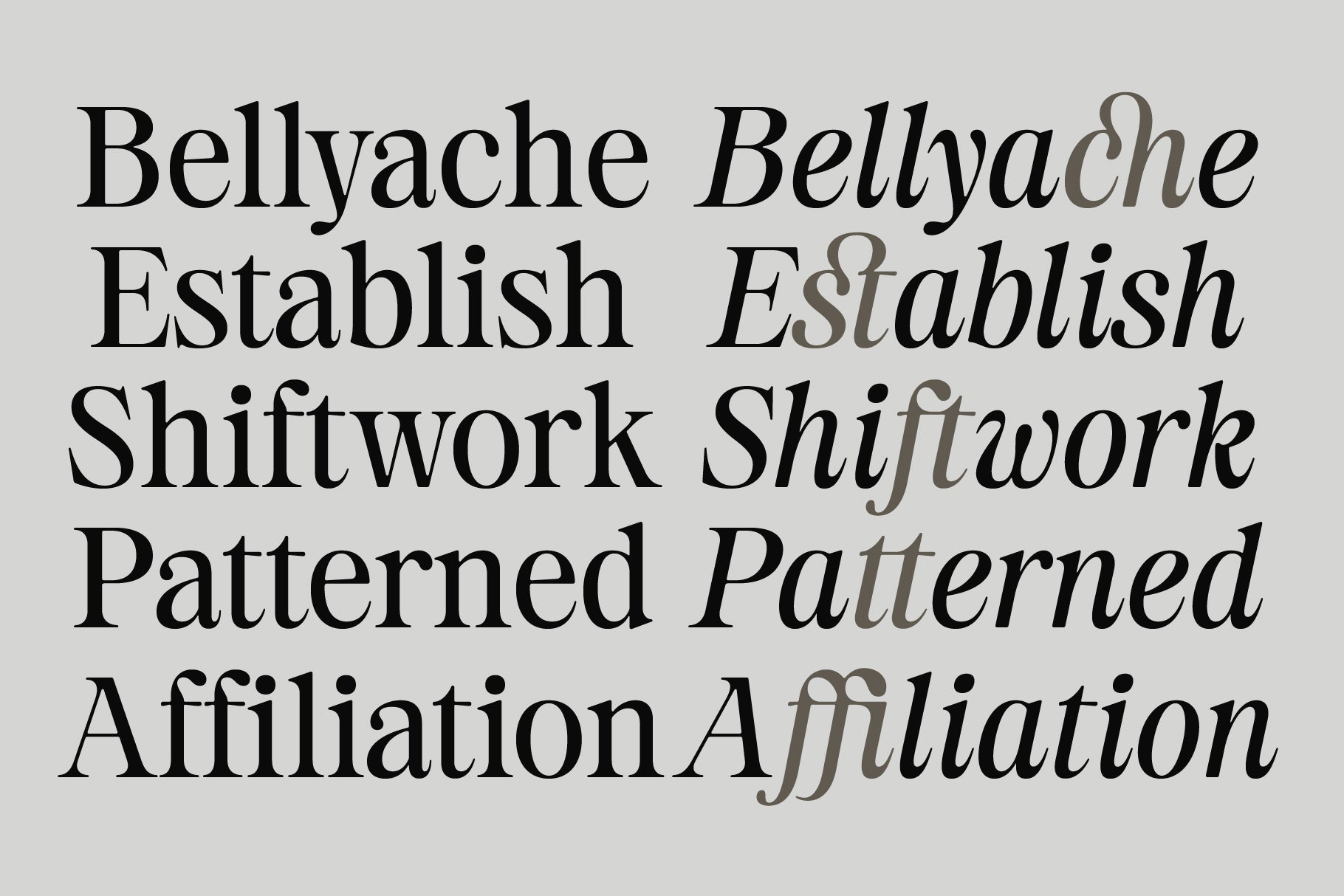 Estetika Maison Typeface The Native Saint Club
