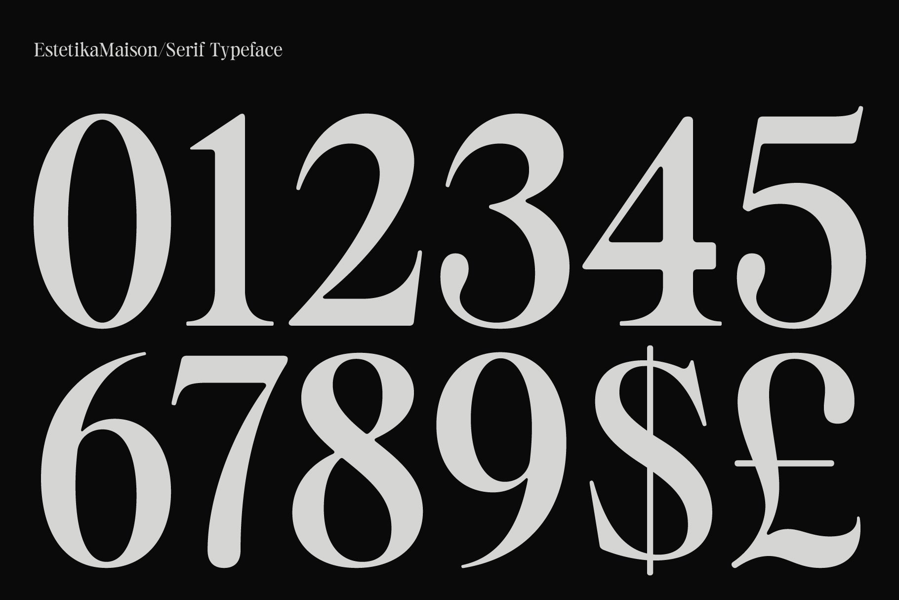 Estetika Maison Typeface The Native Saint Club