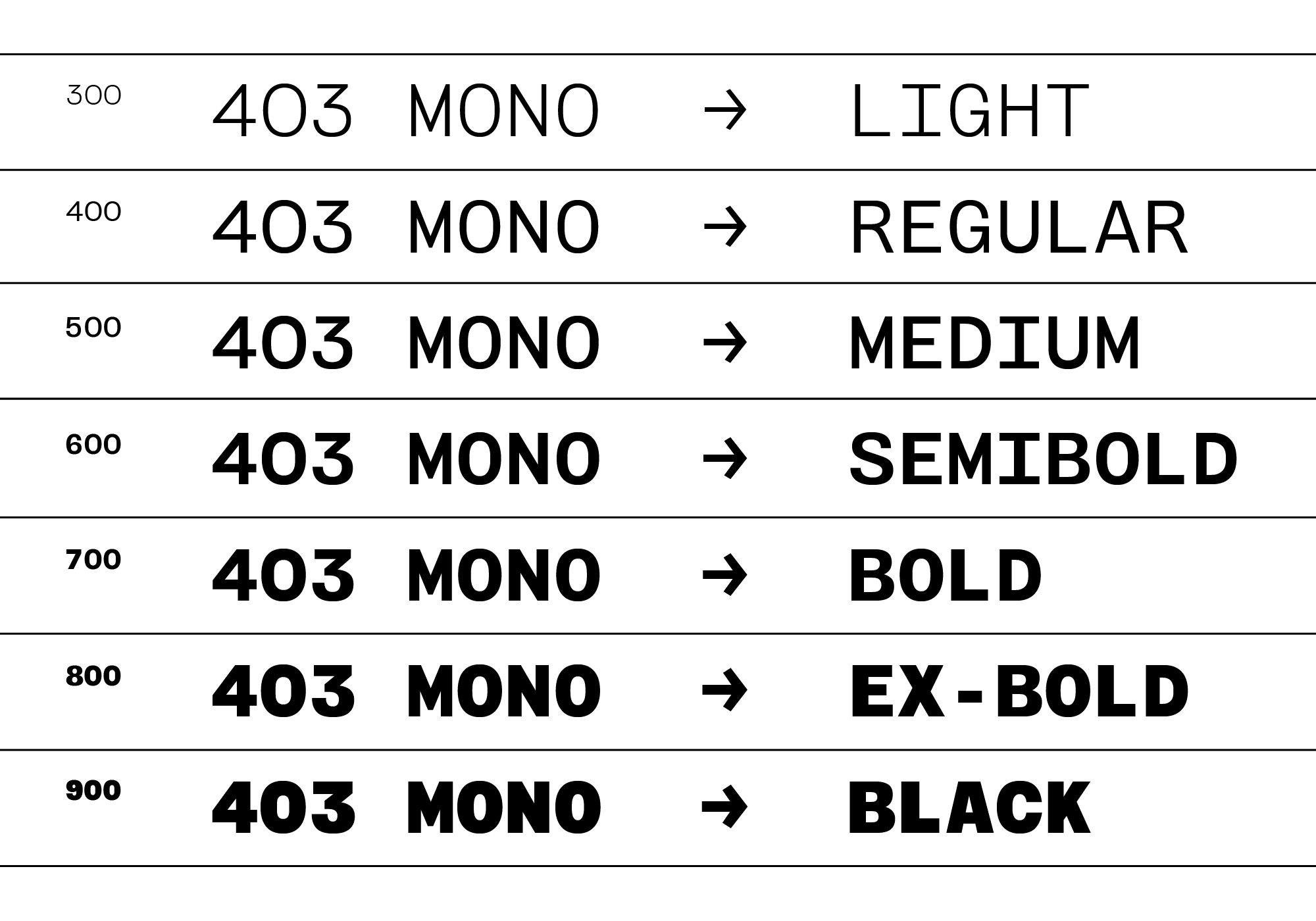 403 Mono 403TF