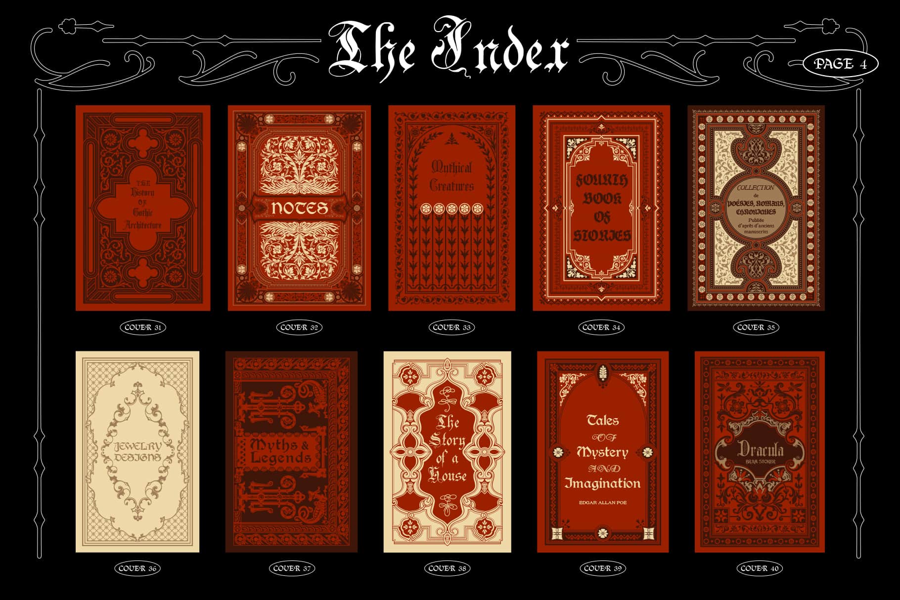 Ornamental Book Covers (Vol.1) MiksKS