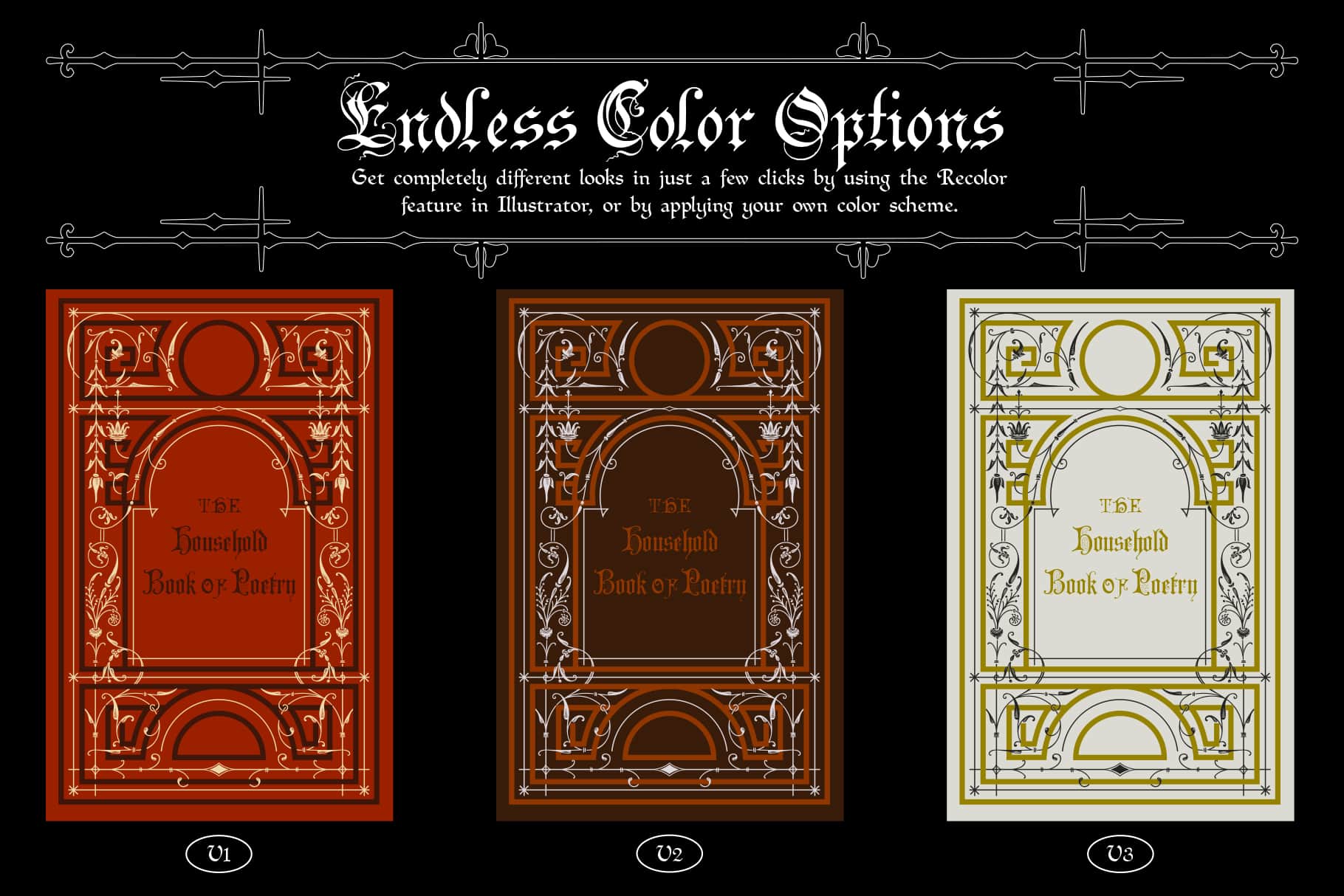 Ornamental Book Covers (Vol.1) MiksKS