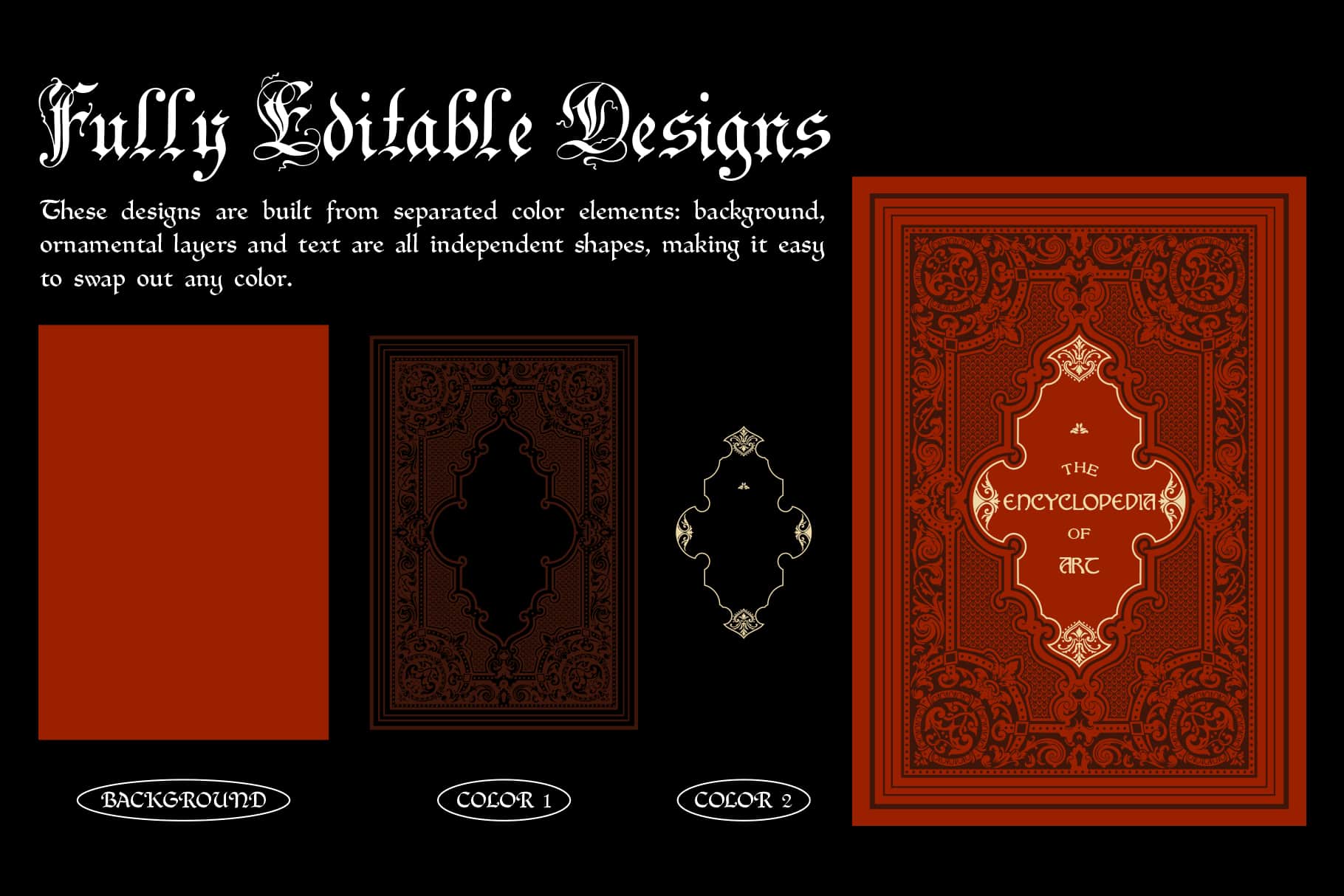 Ornamental Book Covers (Vol.1) MiksKS