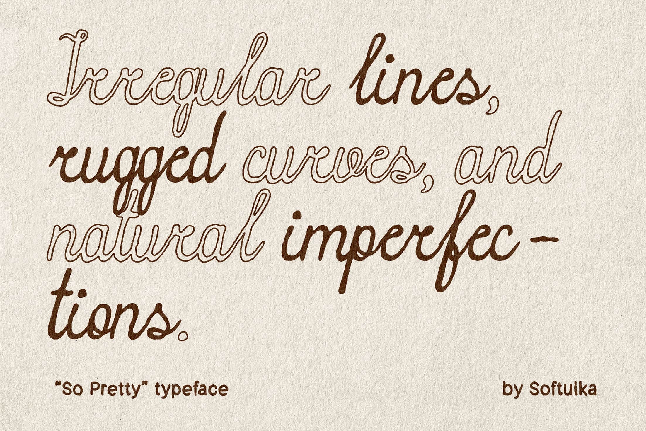 So Pretty Typeface Softulka