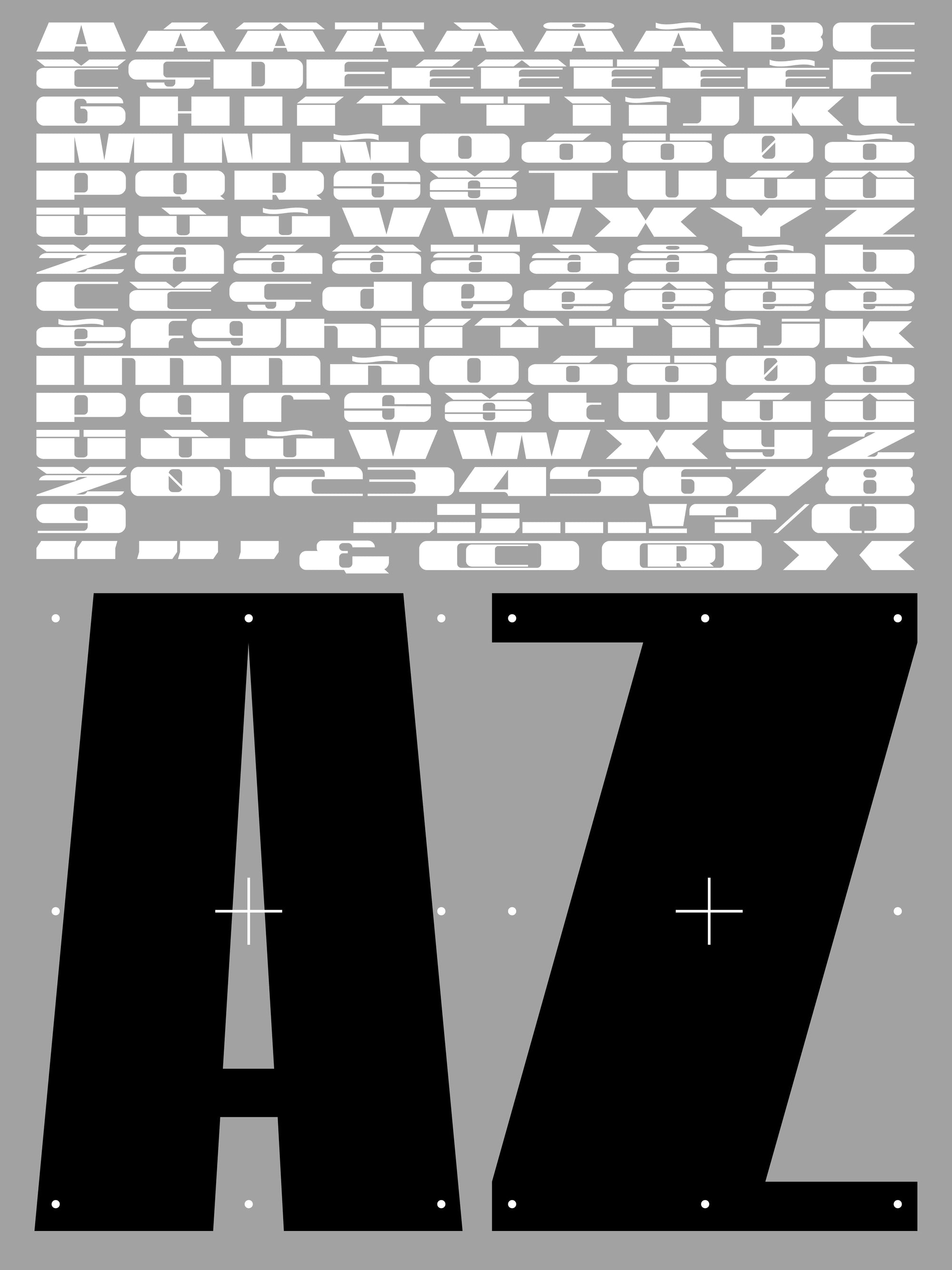 Ultra Mono Typeface Maxime Thill