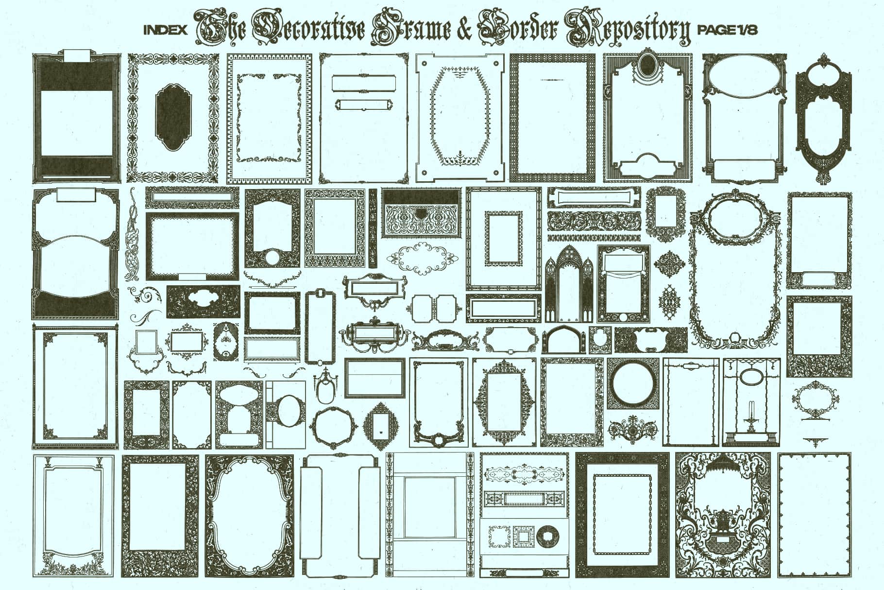 The Decorative Frame & Border Repository (Vol.2) MiksKS