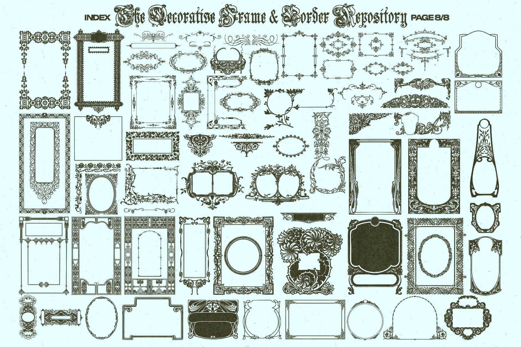 The Decorative Frame & Border Repository (Vol.2) MiksKS