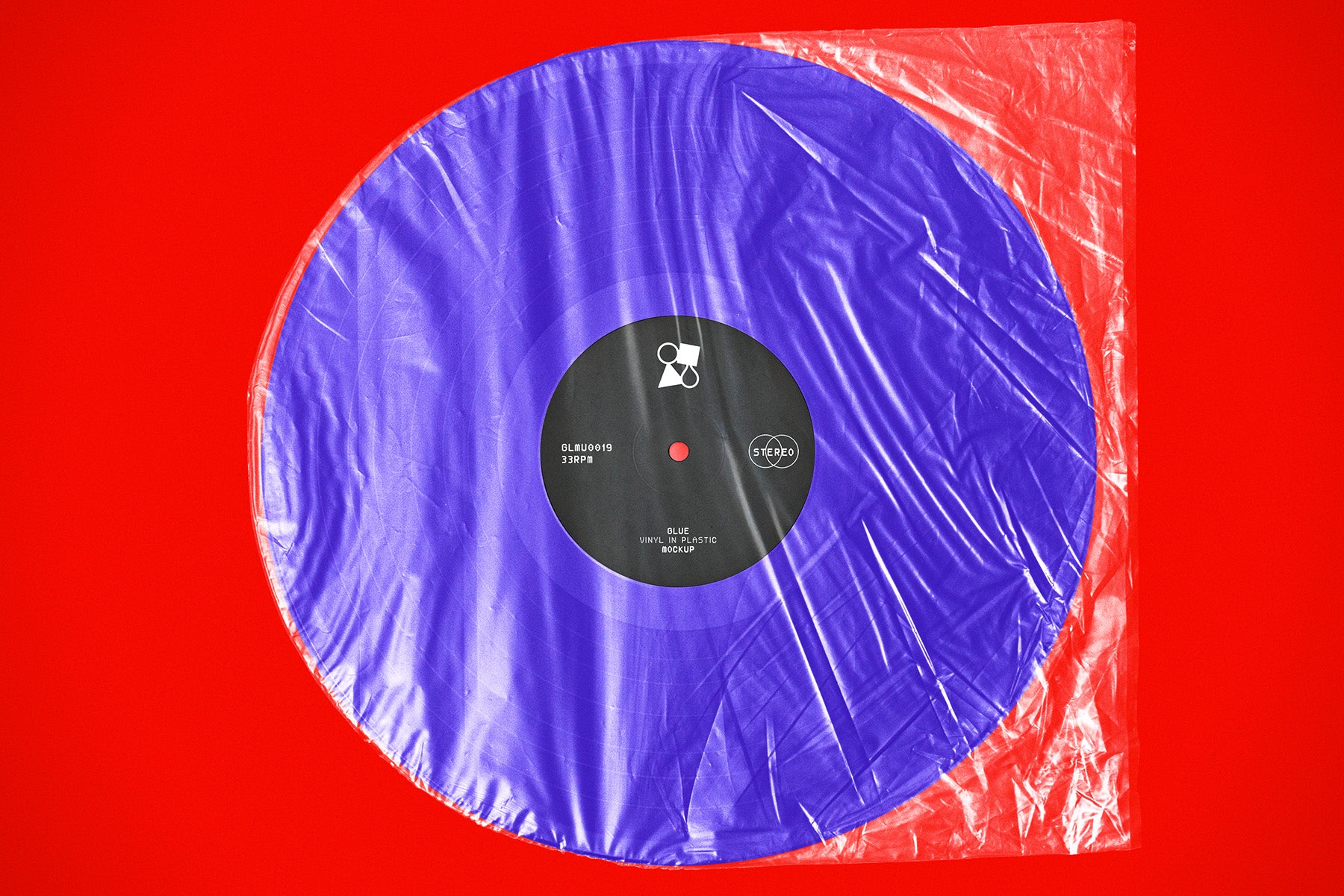 Vinyl in Plastic Mockup Glue Lab