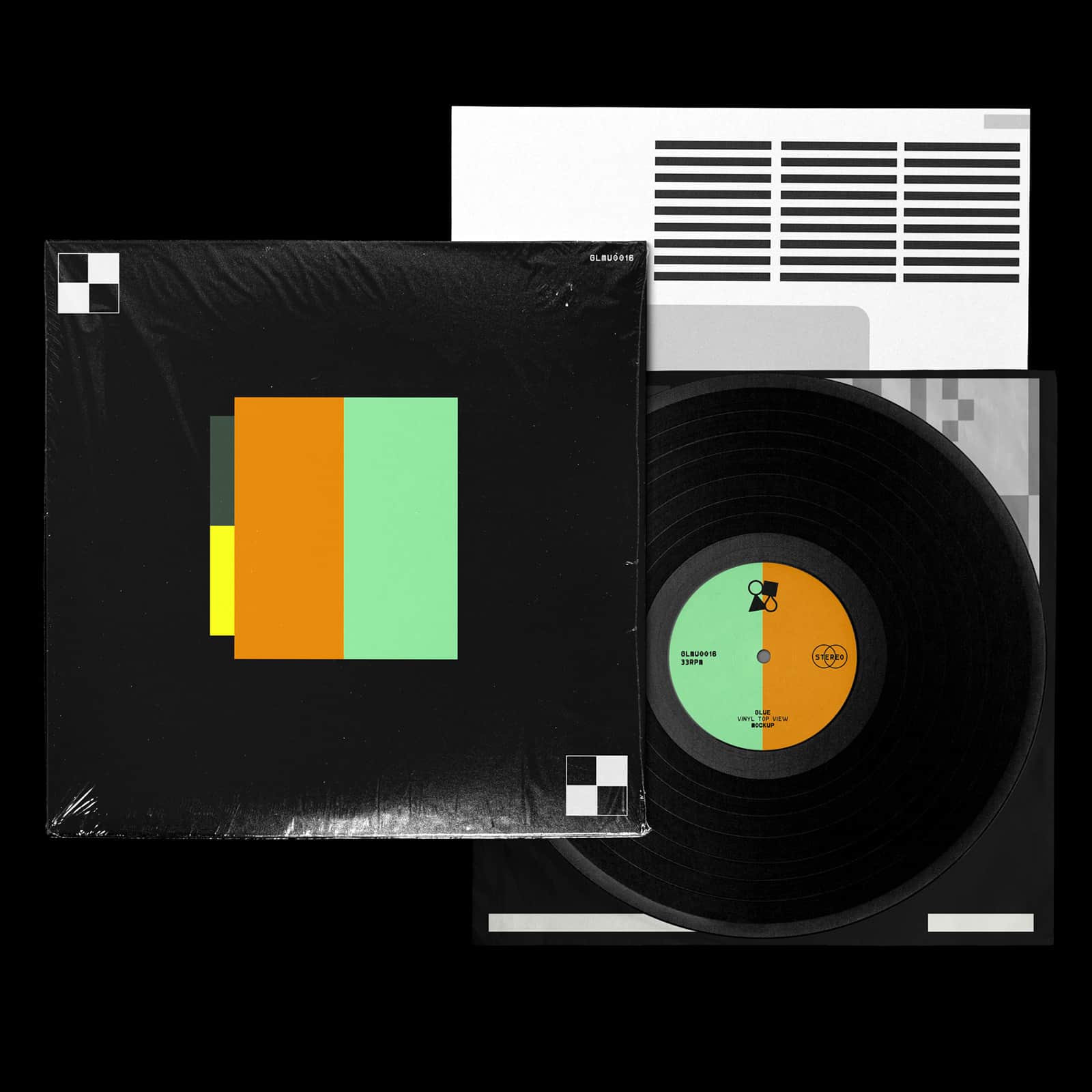 Vinyl Mockup Top Glue Lab